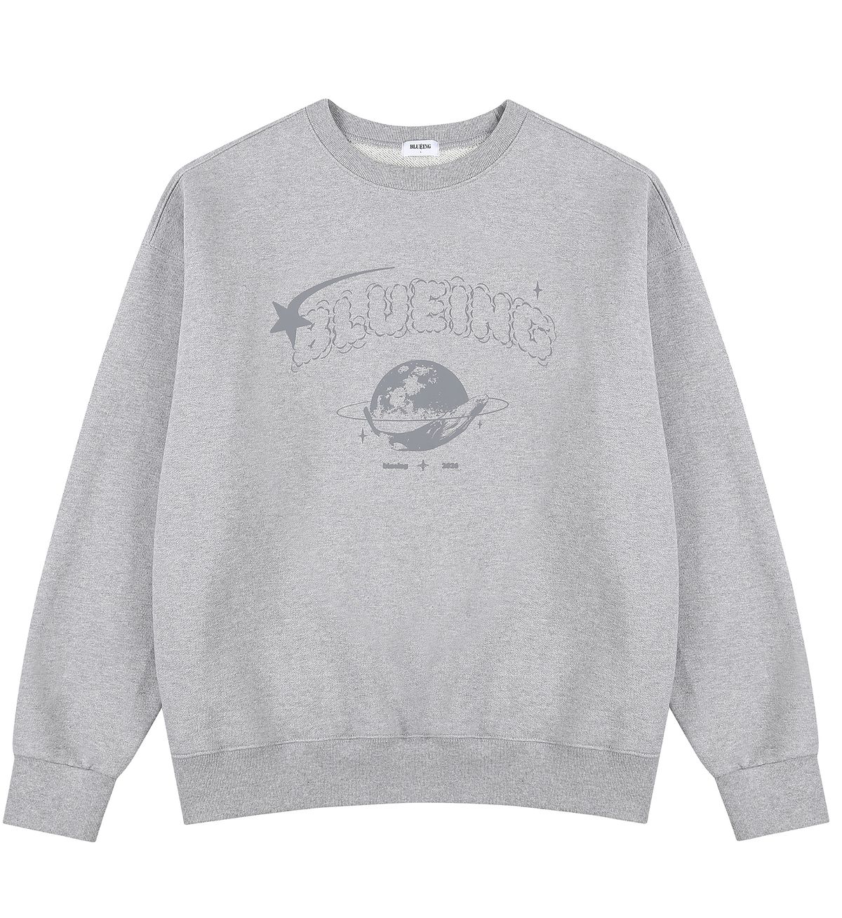 블루잉(BLUEING) WHALE SCOTCH GRAPTIC SWEATSHIRT
