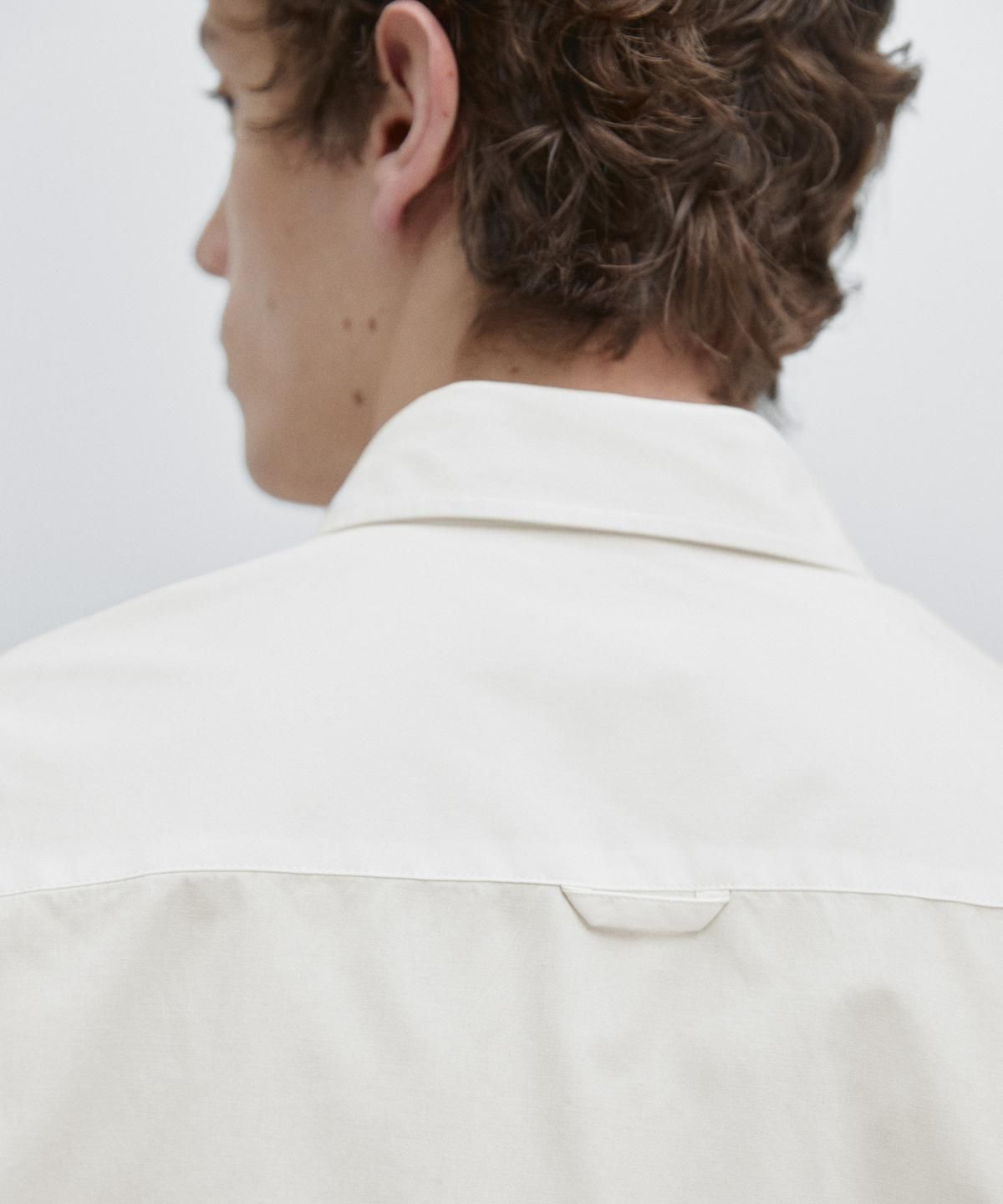 마시모두띠(MASSIMO DUTTI) 레귤러 핏 100% 코튼 셔츠