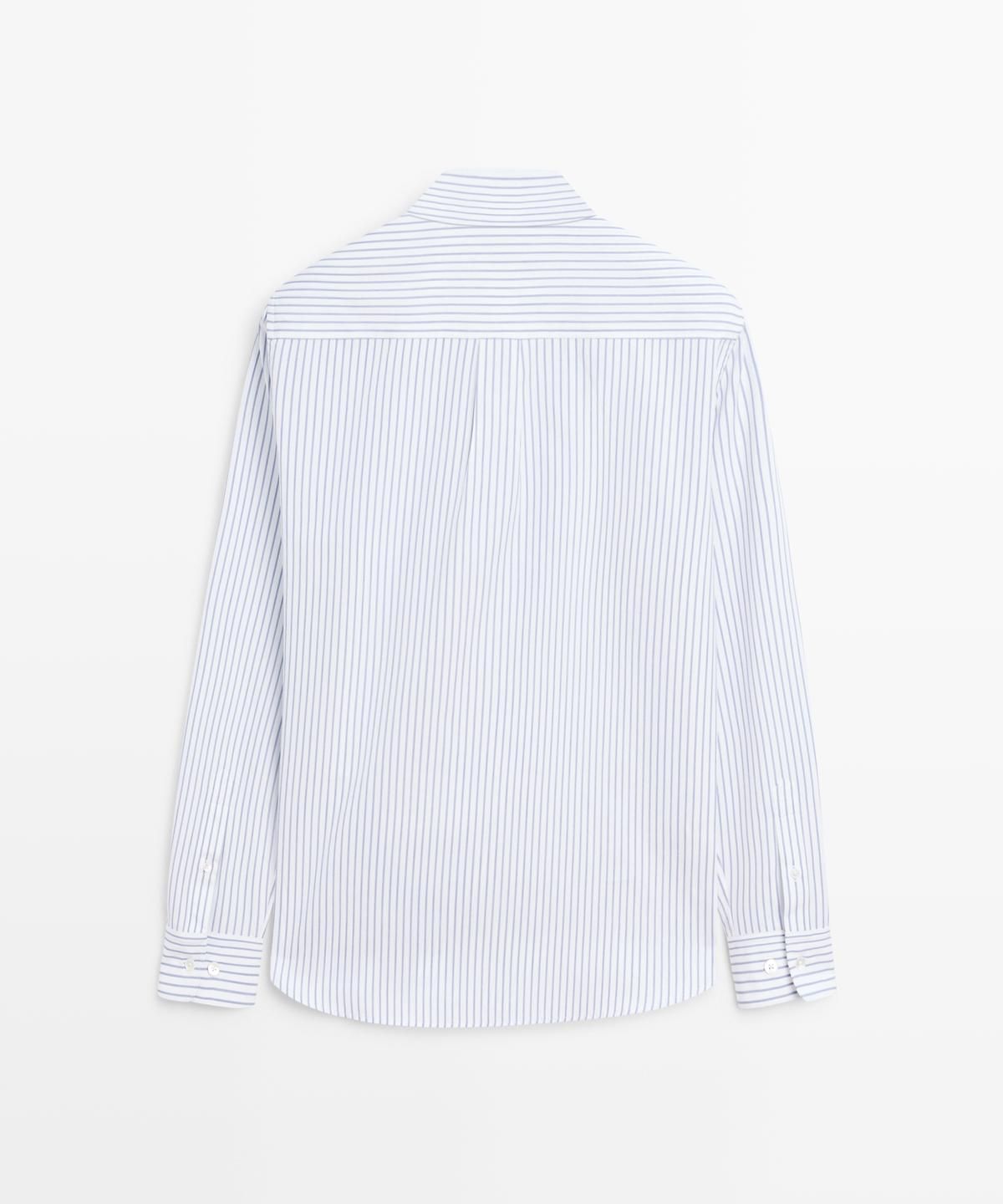 마시모두띠(MASSIMO DUTTI) 레귤러핏 스트라이프 셔츠