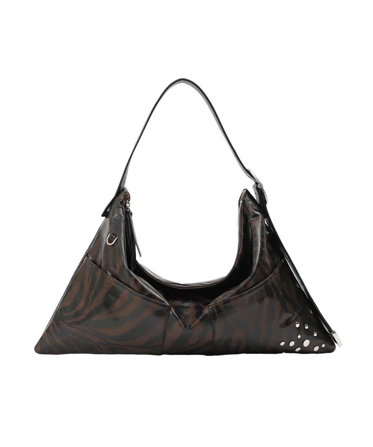 샌드뮤지엄(SAND MUSEUM) RORA HOBO BAG [Zebra Brown]