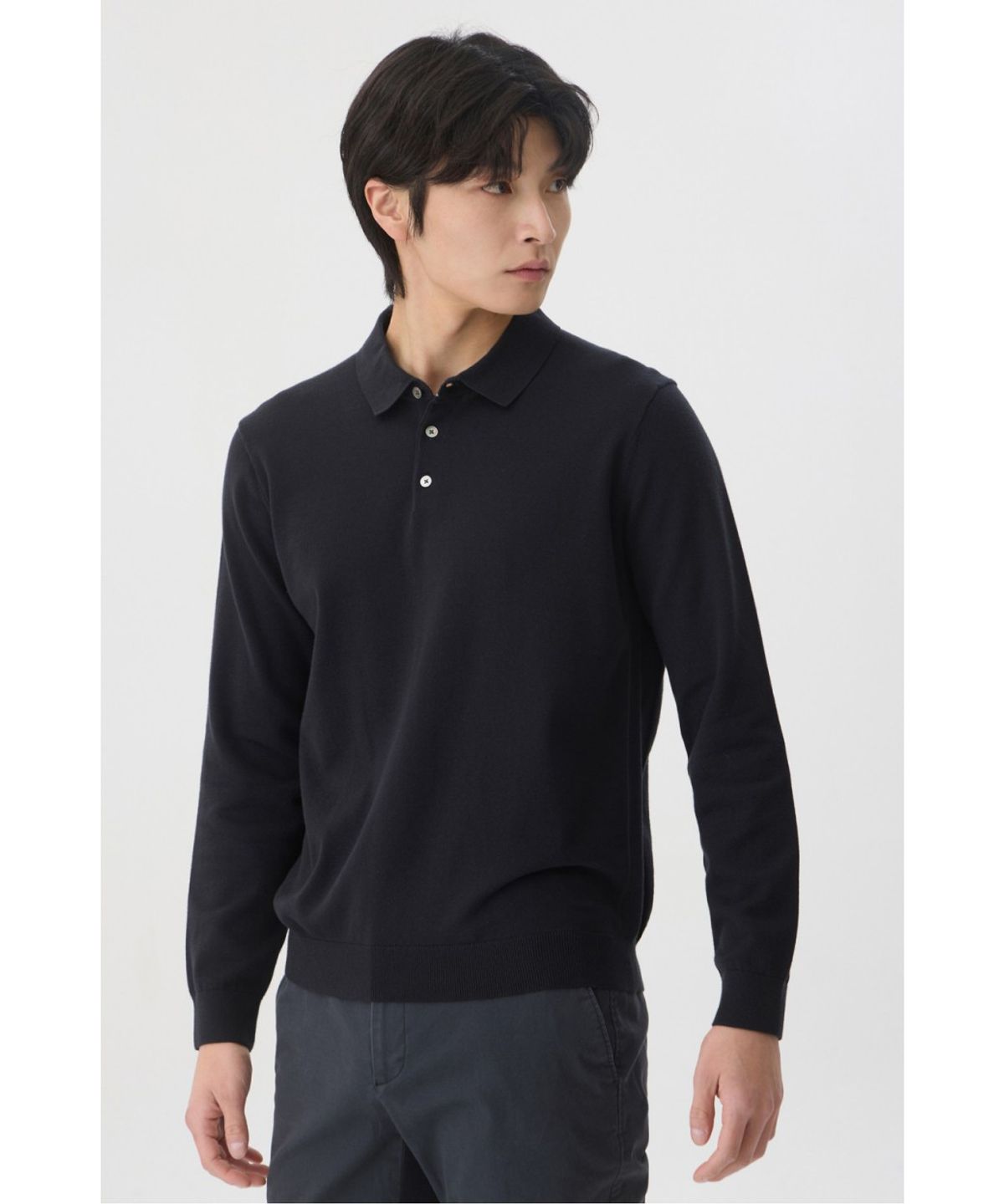 브렌우드(BRENTWOOD) [에센셜스] 워셔블 폴로넥 스웨터 BRWAX26211GYD