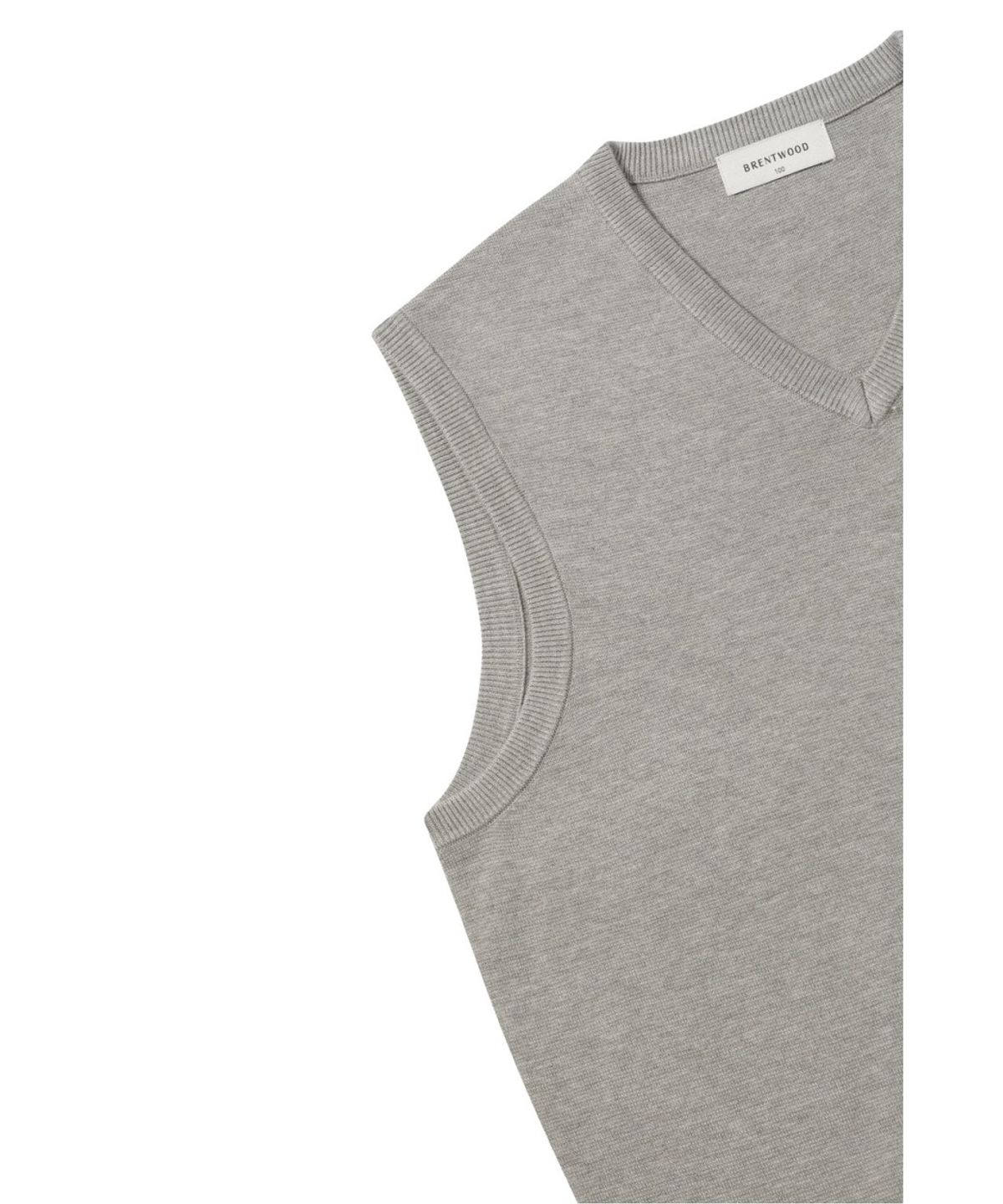 브렌우드(BRENTWOOD) [에센셜스] 워셔블 브이넥 베스트 스웨터 BRWAX26271BEX