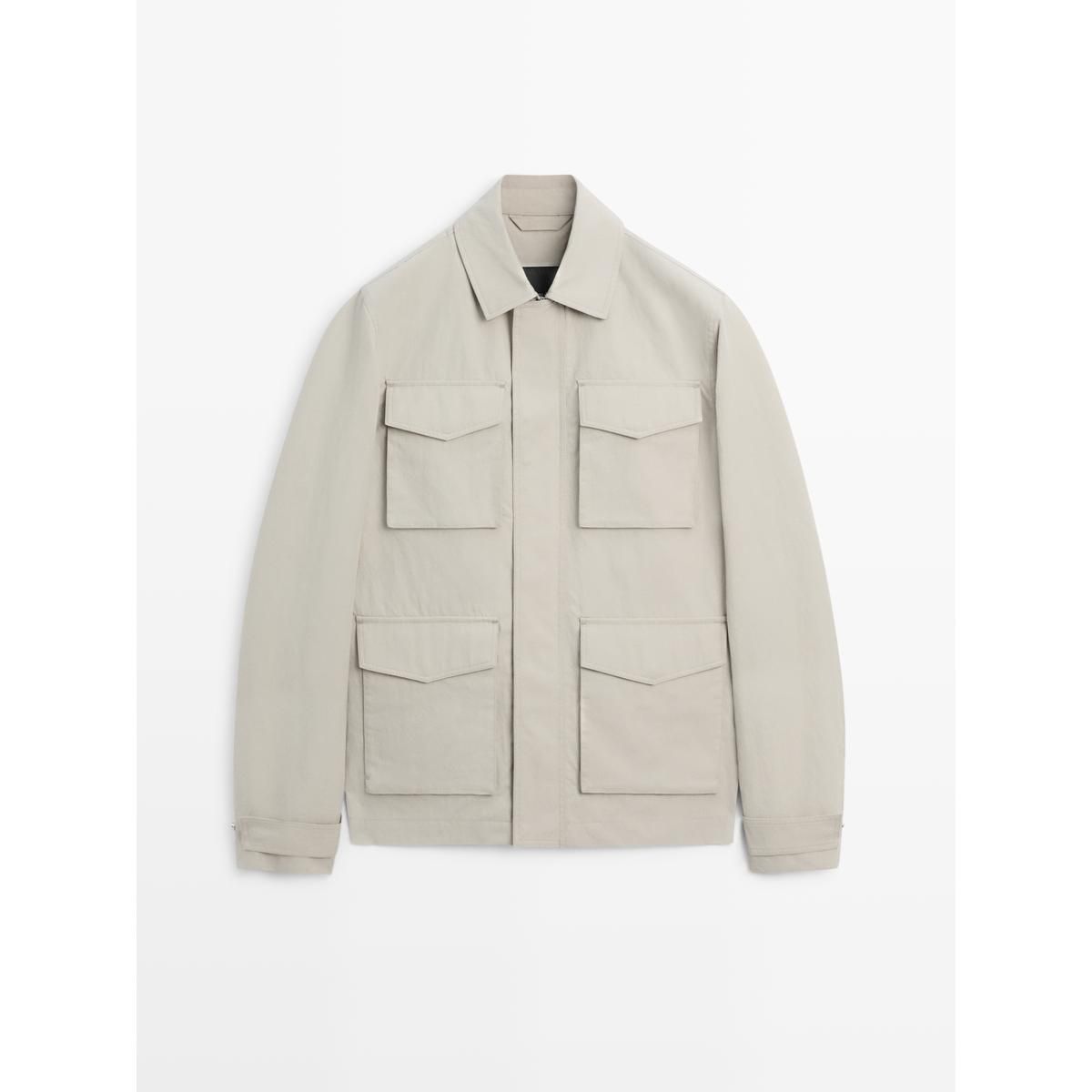 마시모두띠(MASSIMO DUTTI) 포켓 디테일 자켓