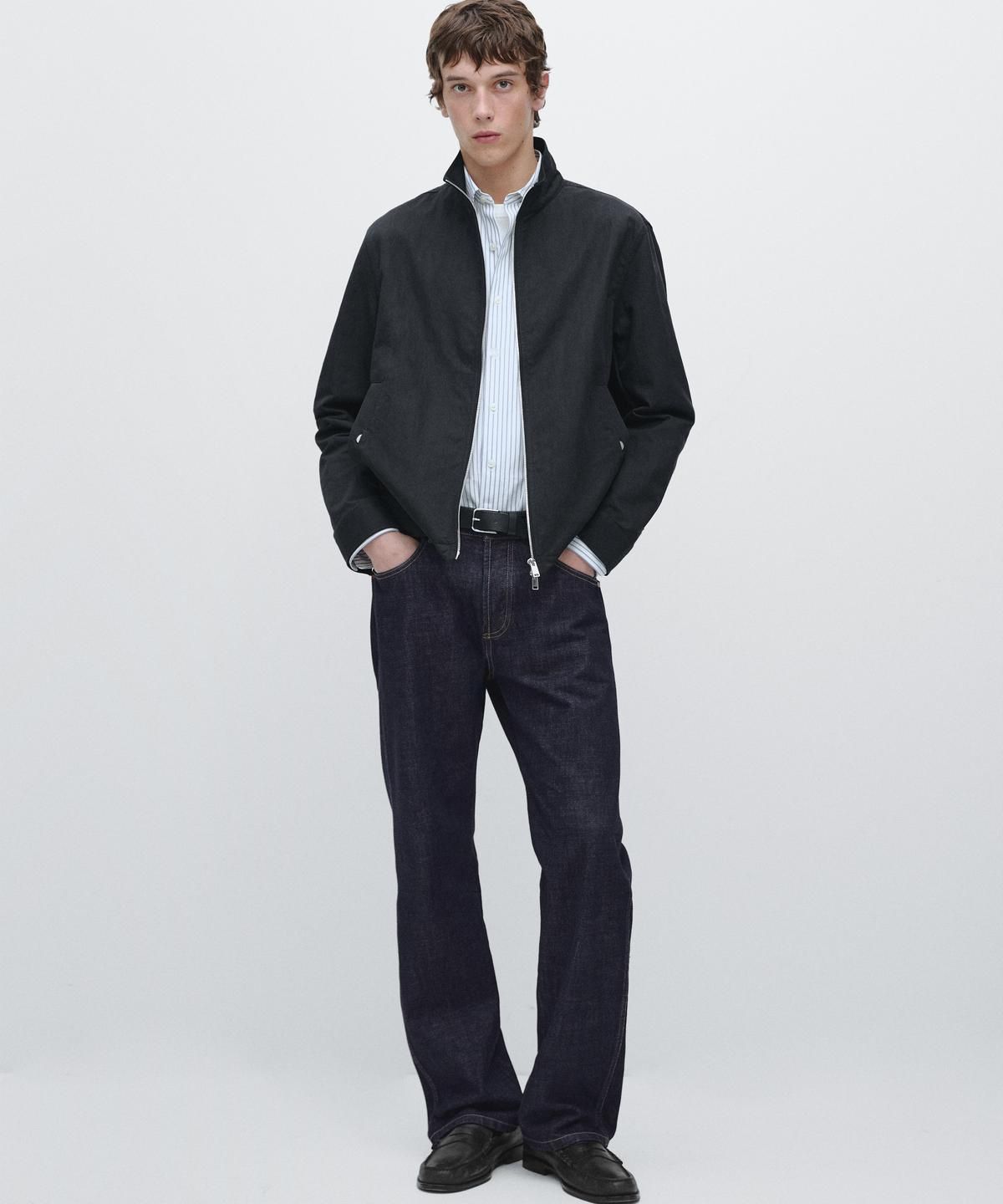 마시모두띠(MASSIMO DUTTI) 포켓 디테일 크롭 재킷