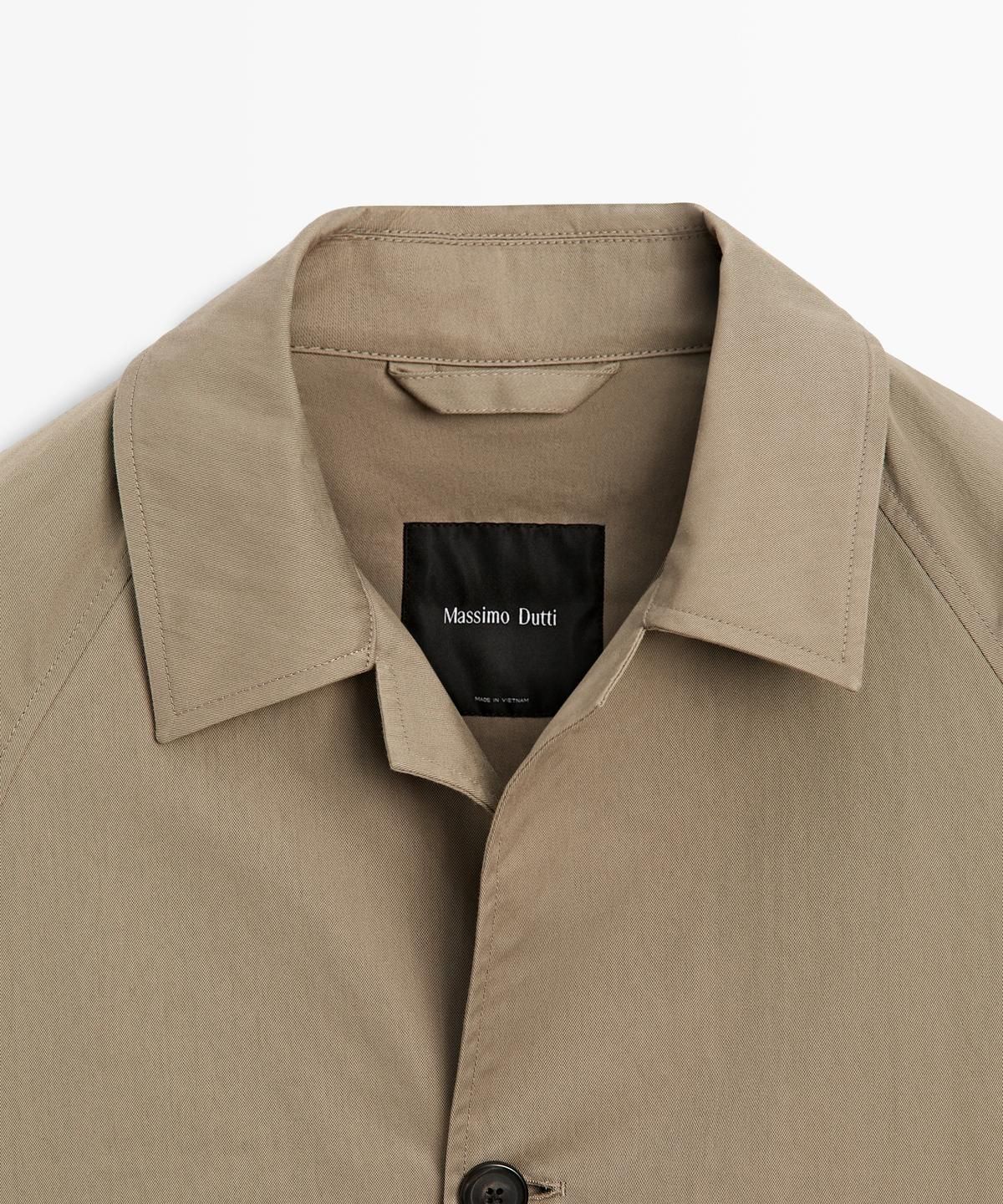 마시모두띠(MASSIMO DUTTI) 코튼 라이트 트렌치코트