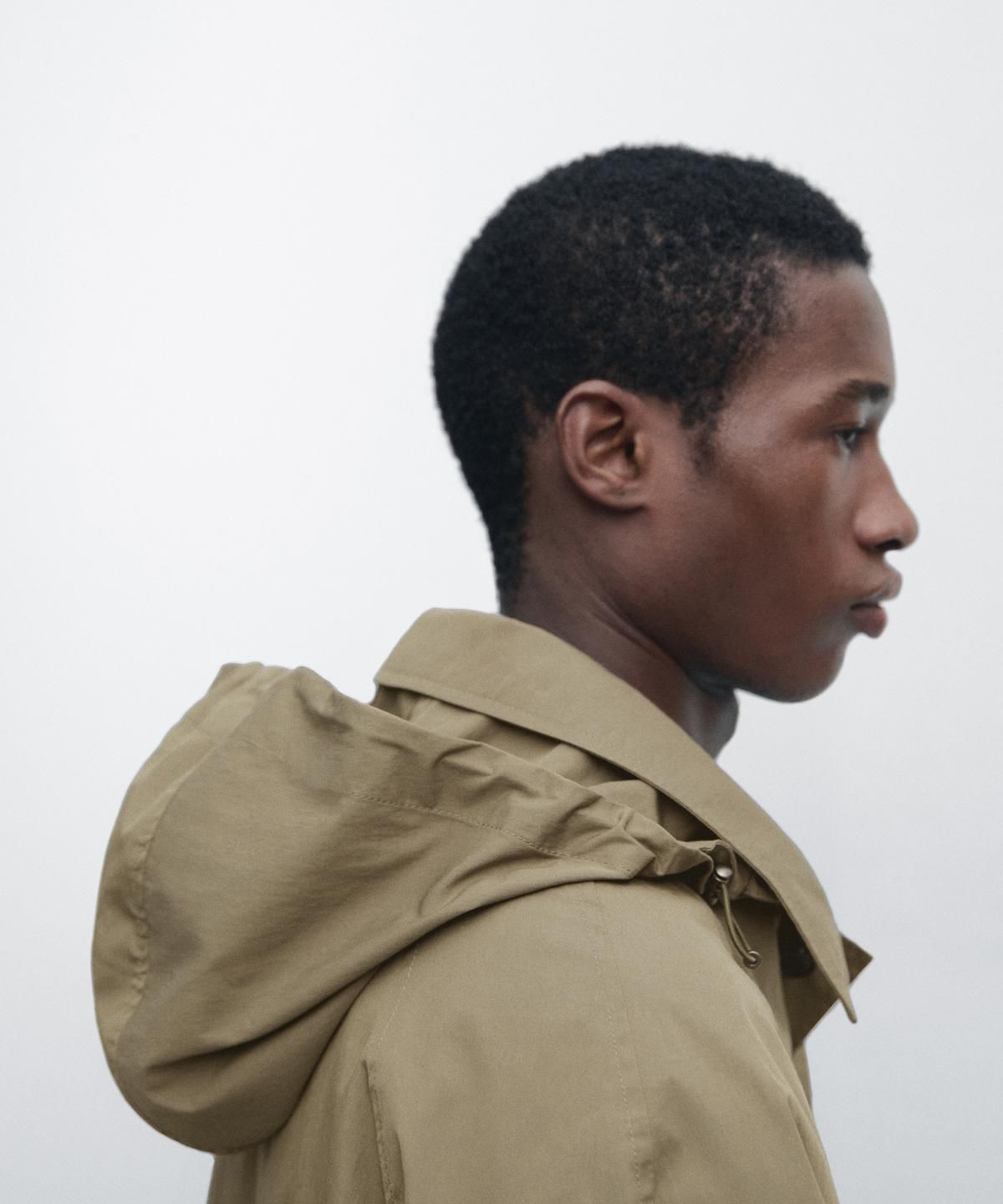 마시모두띠(MASSIMO DUTTI) 코튼 블렌드 포켓 파카
