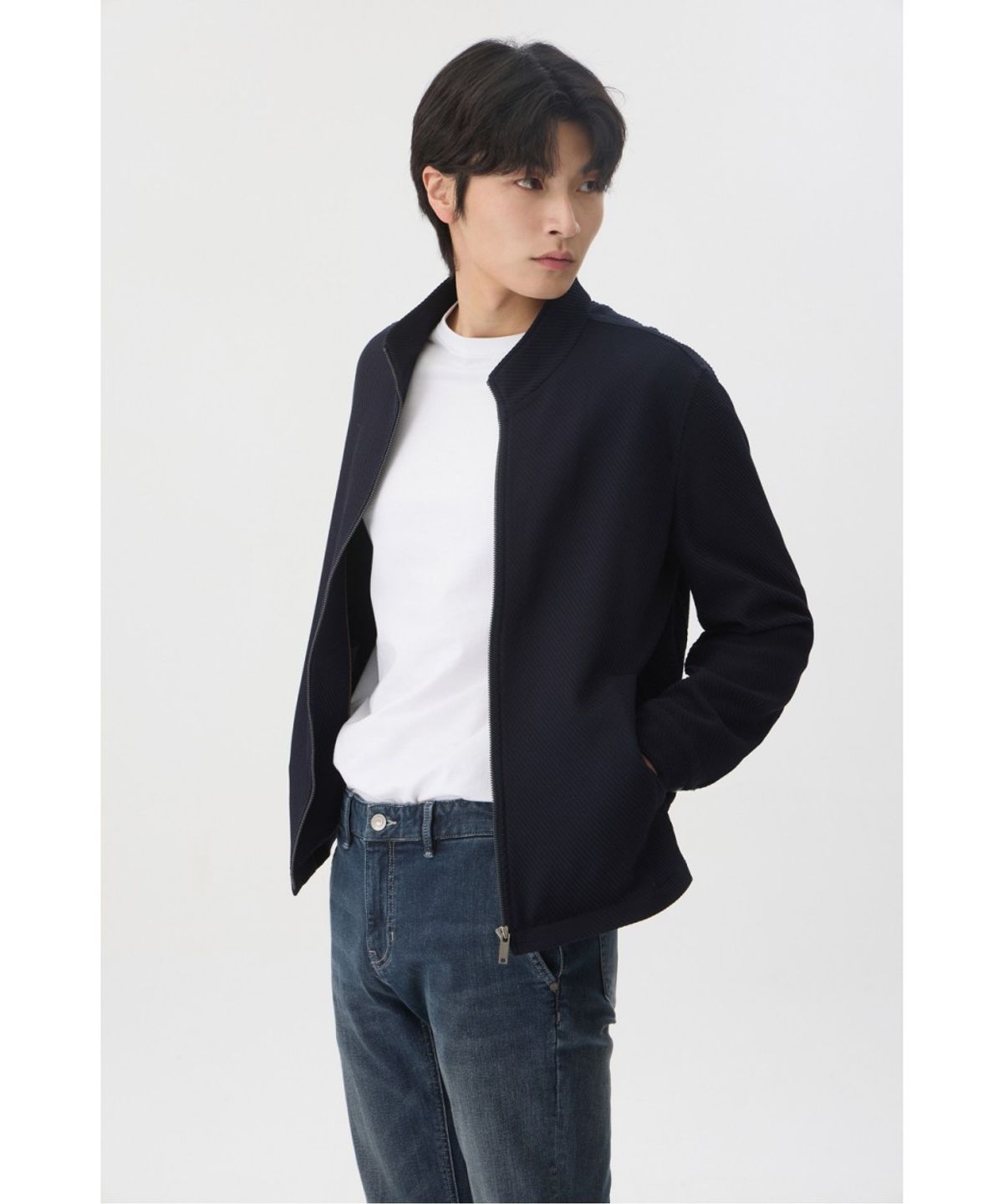 브렌우드(BRENTWOOD) [셀렉션] 트윌 저지 블루종 BRUAS26851NYX