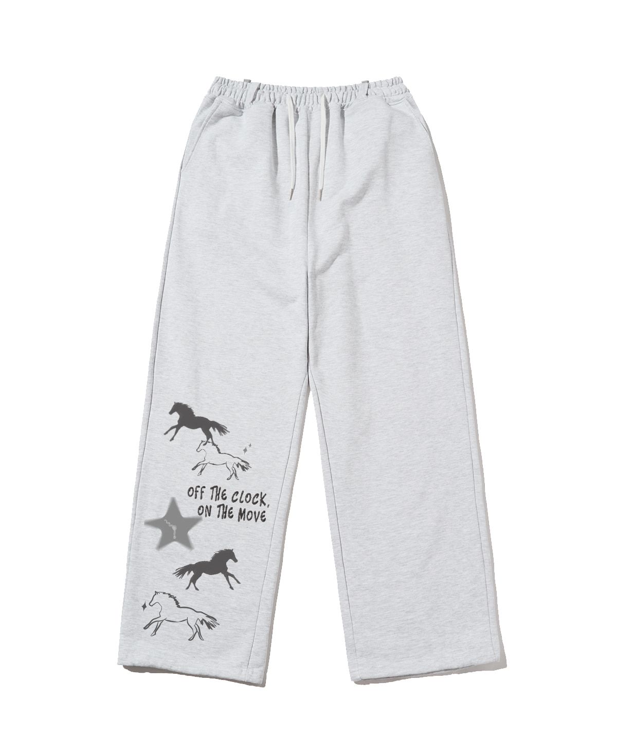 이스케이프프롬(ESCAPEFROM) 무브 홀스 프린트 스웻팬츠 [3color]