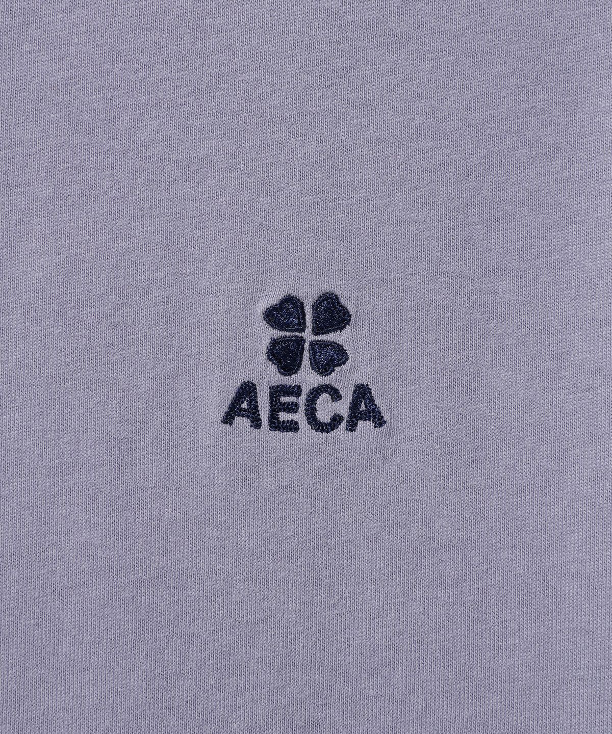 에이카화이트(AECA) (Woman) EVERYDAY AECA CLOVER HALF SLEEVE TEE-PURPLE