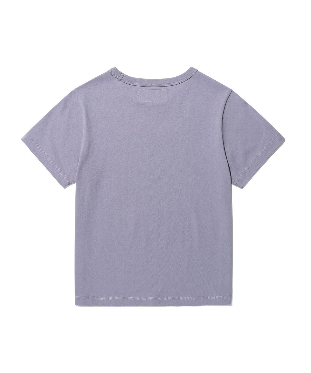 에이카화이트(AECA) (Woman) EVERYDAY AECA CLOVER HALF SLEEVE TEE-PURPLE