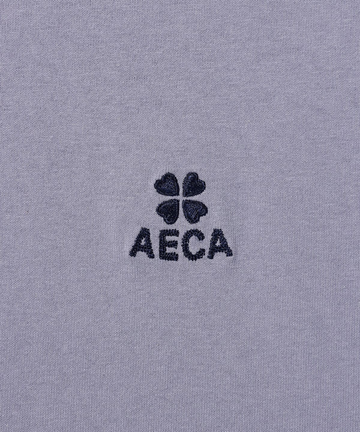 에이카화이트(AECA) EVERYDAY AECA CLOVER HALF SLEEVE TEE-PURPLE