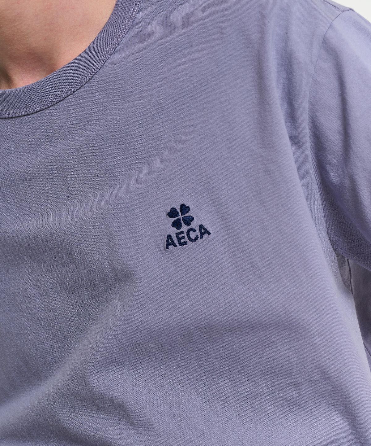 에이카화이트(AECA) EVERYDAY AECA CLOVER HALF SLEEVE TEE-PURPLE