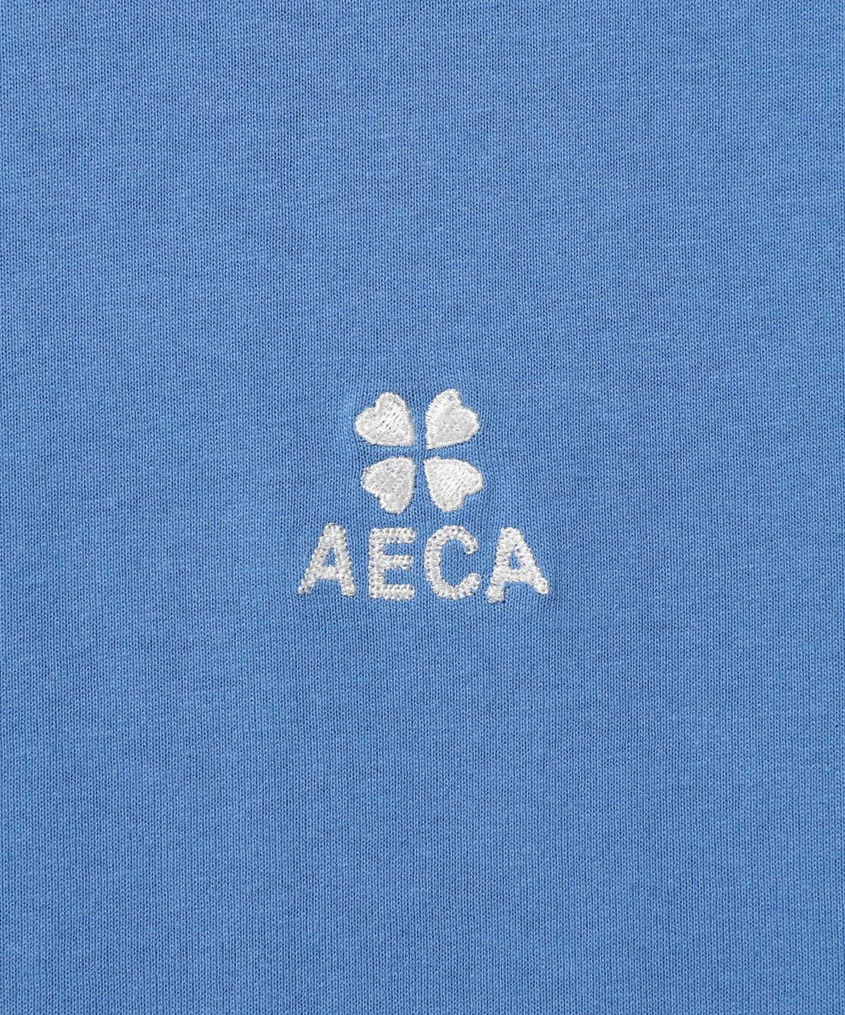 에이카화이트(AECA) EVERYDAY AECA CLOVER HALF SLEEVE TEE-BLUE