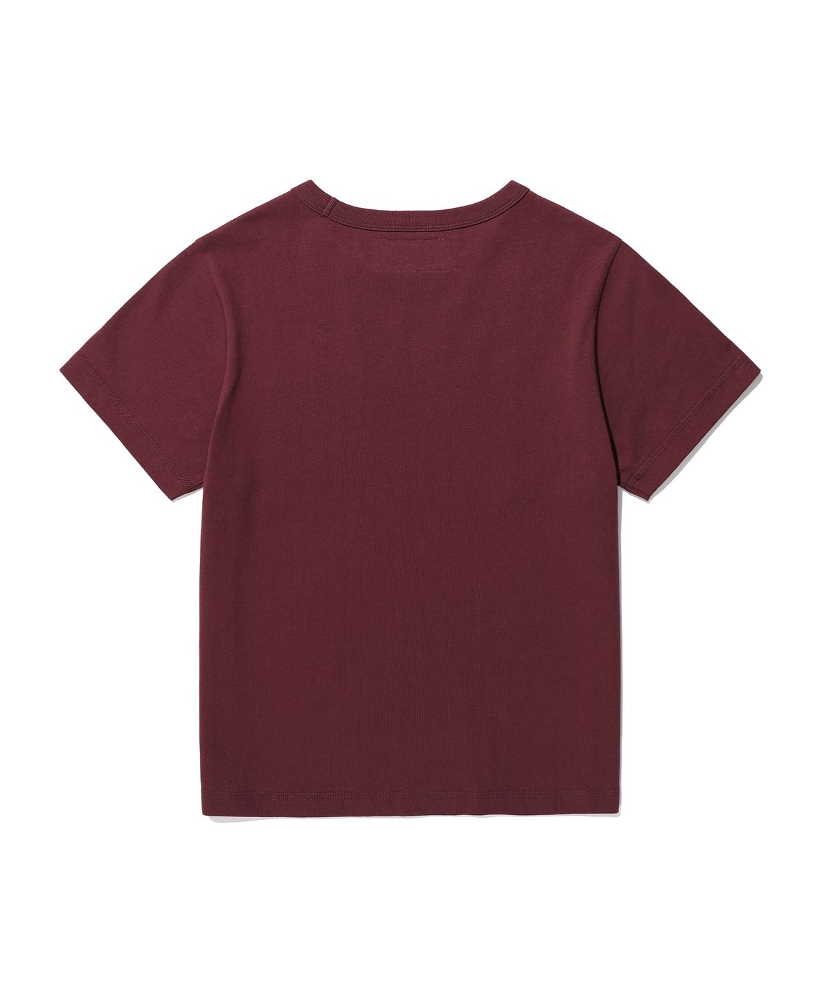 에이카화이트(AECA) (Woman) EVERYDAY AECA CLOVER POCKET TEE-BURGUNDY