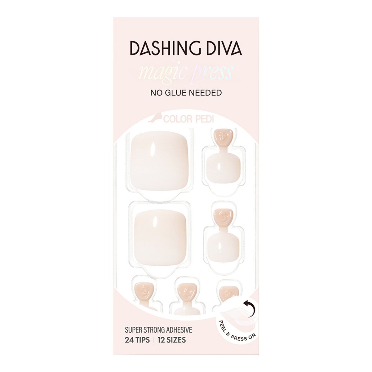 데싱디바(DASINGDIVA) 매직프레스 페디큐어 밀키 크림