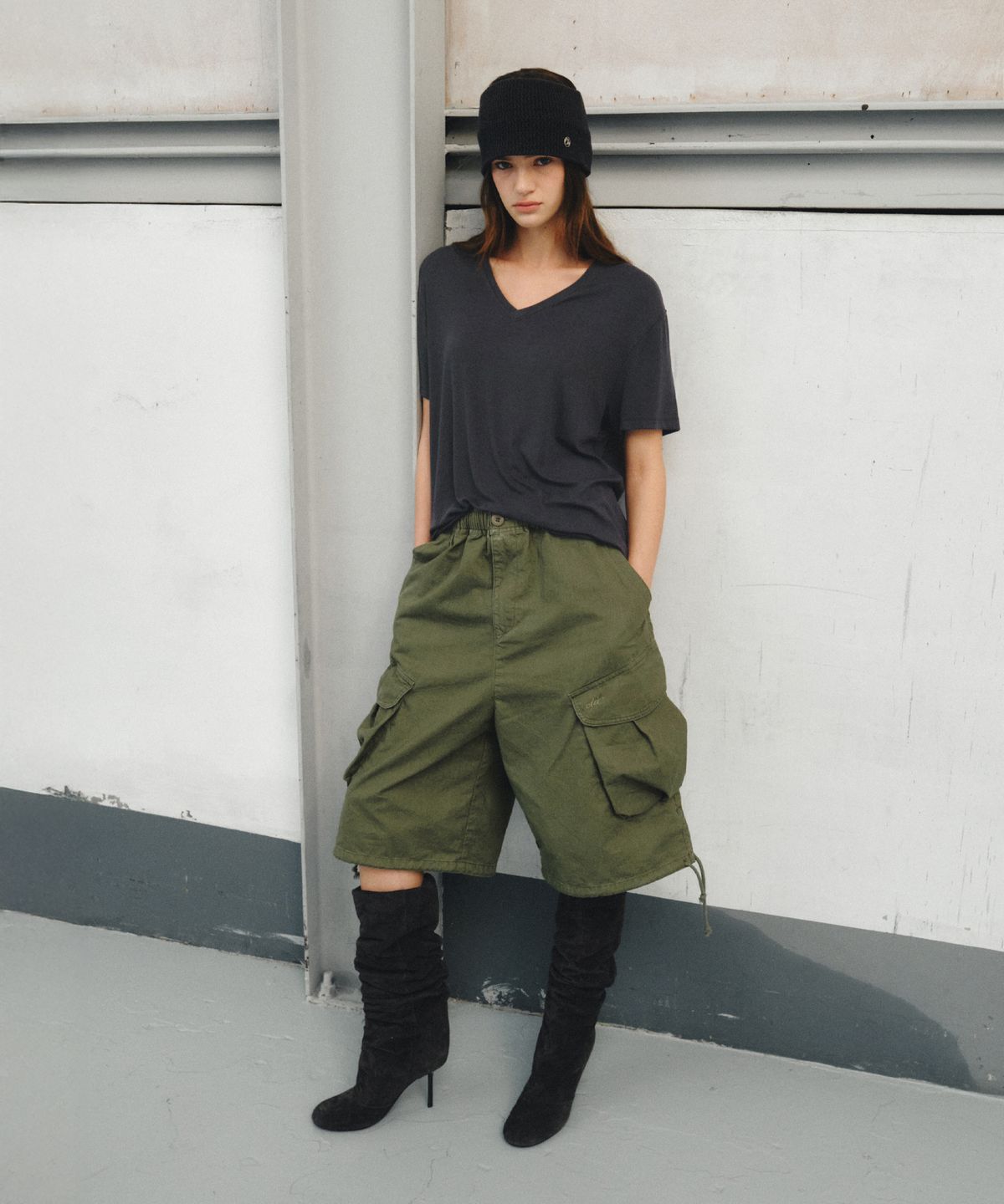 씨타(CITTA) Urban Utility Cargo Bermuda_CTB564(Khaki)