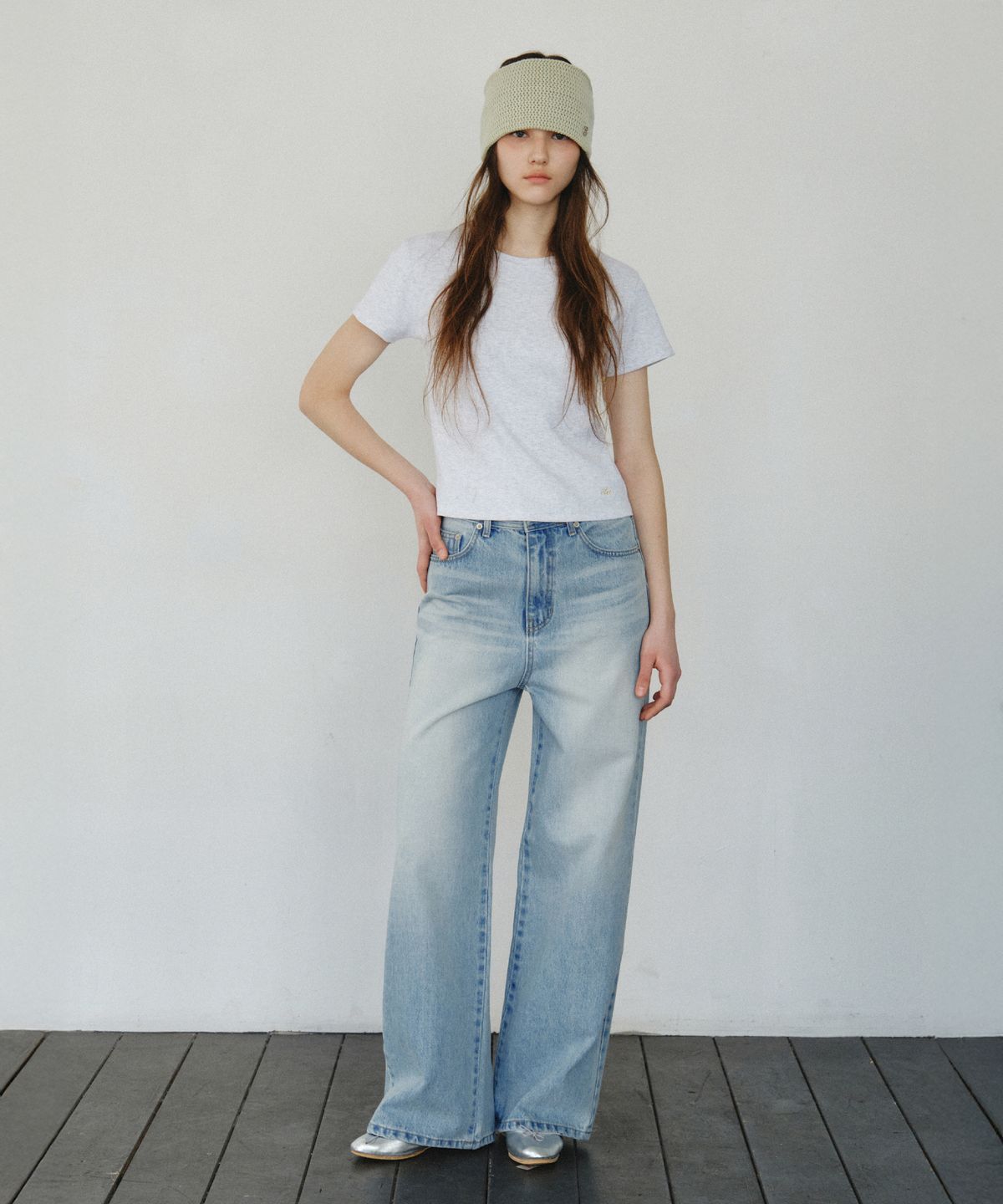 씨타(CITTA) Everyday Ribbed Slim Fit Tee_CTT3009(5color)