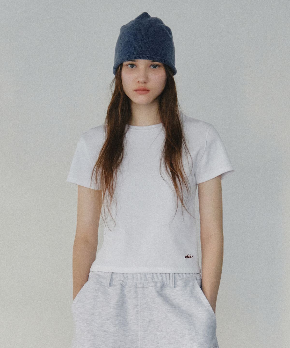 씨타(CITTA) Everyday Ribbed Slim Fit Tee_CTT3009(5color)