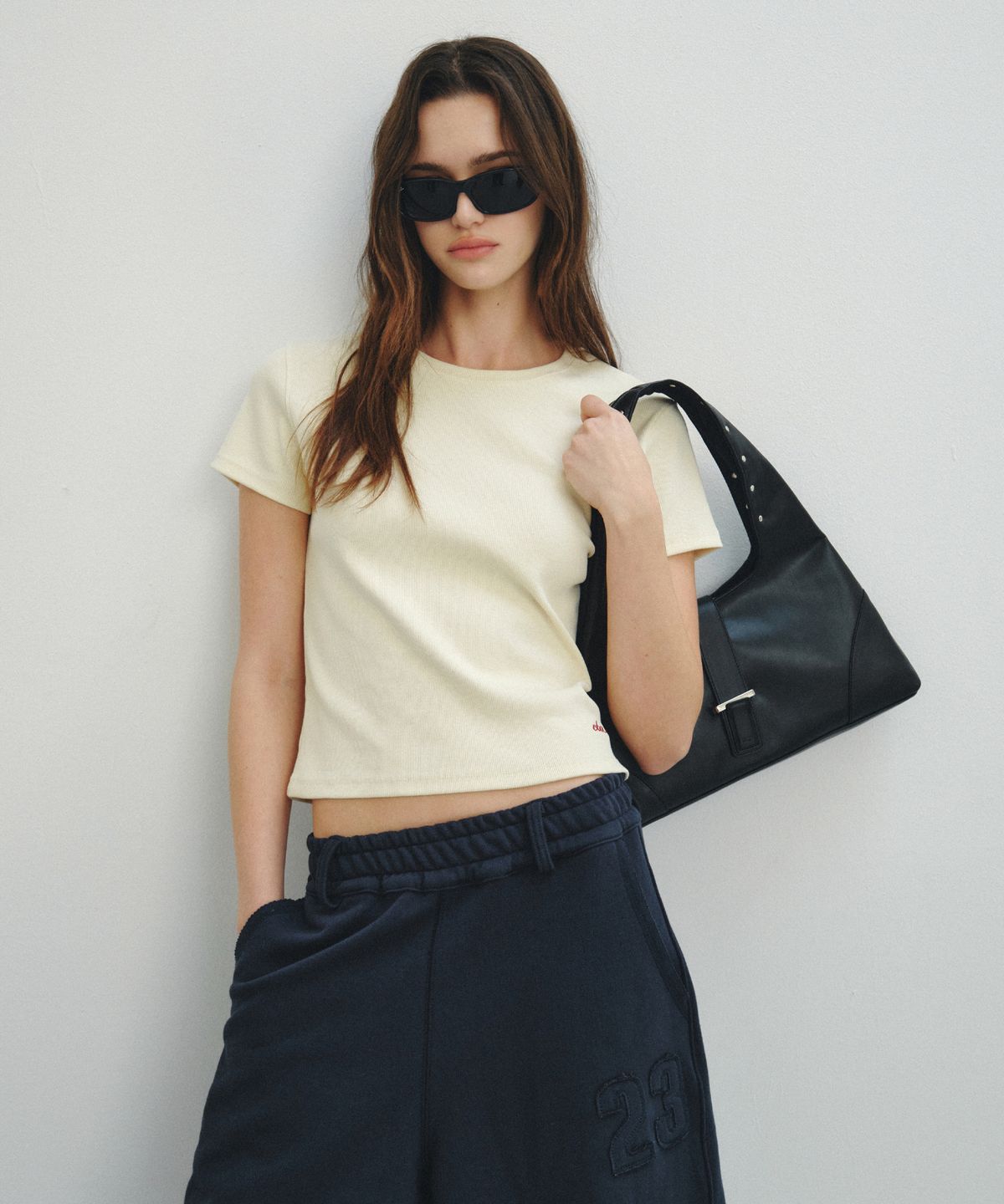 씨타(CITTA) Everyday Ribbed Slim Fit Tee_CTT3009(5color)