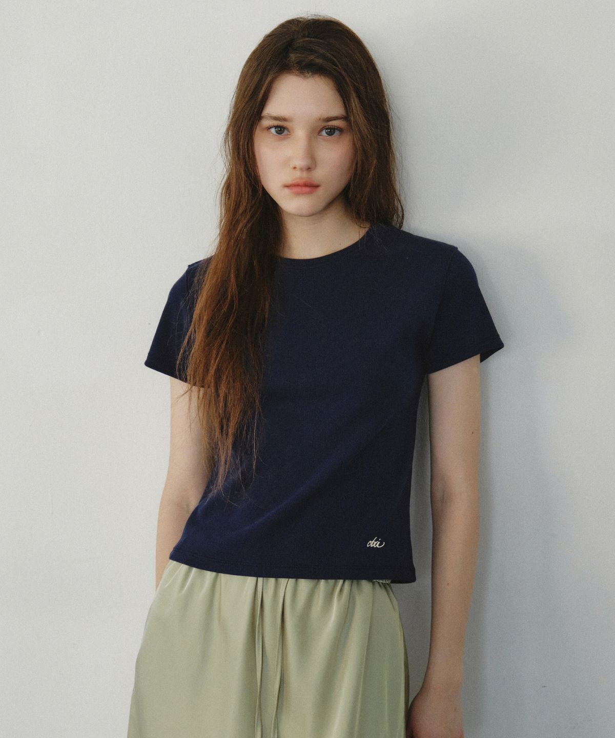 씨타(CITTA) Everyday Ribbed Slim Fit Tee_CTT3009(5color)