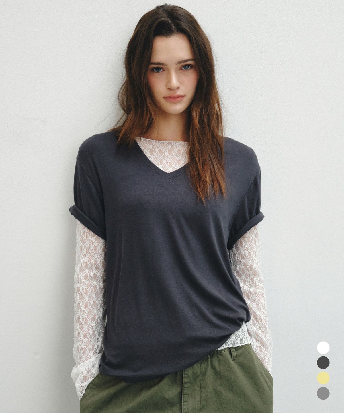 씨타(CITTA) Daily Soft Touch Vneck Tee_CTT3010(4color)