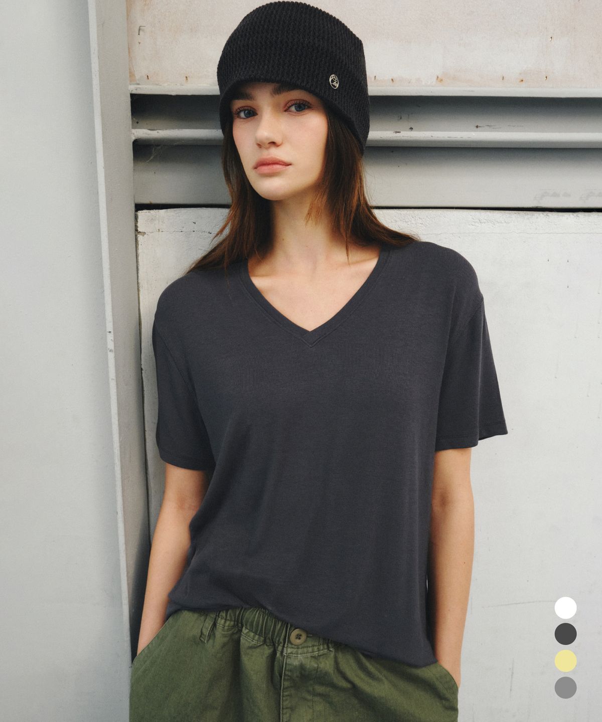 씨타(CITTA) Daily Soft Touch Vneck Tee_CTT3010(4color)