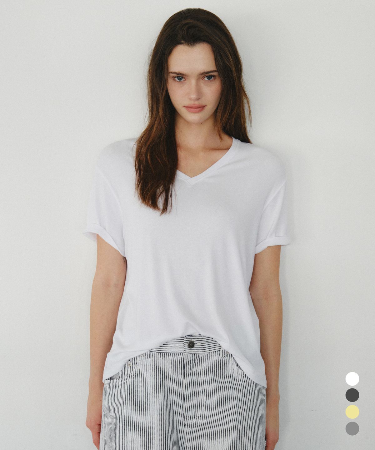 씨타(CITTA) Daily Soft Touch Vneck Tee_CTT3010(4color)