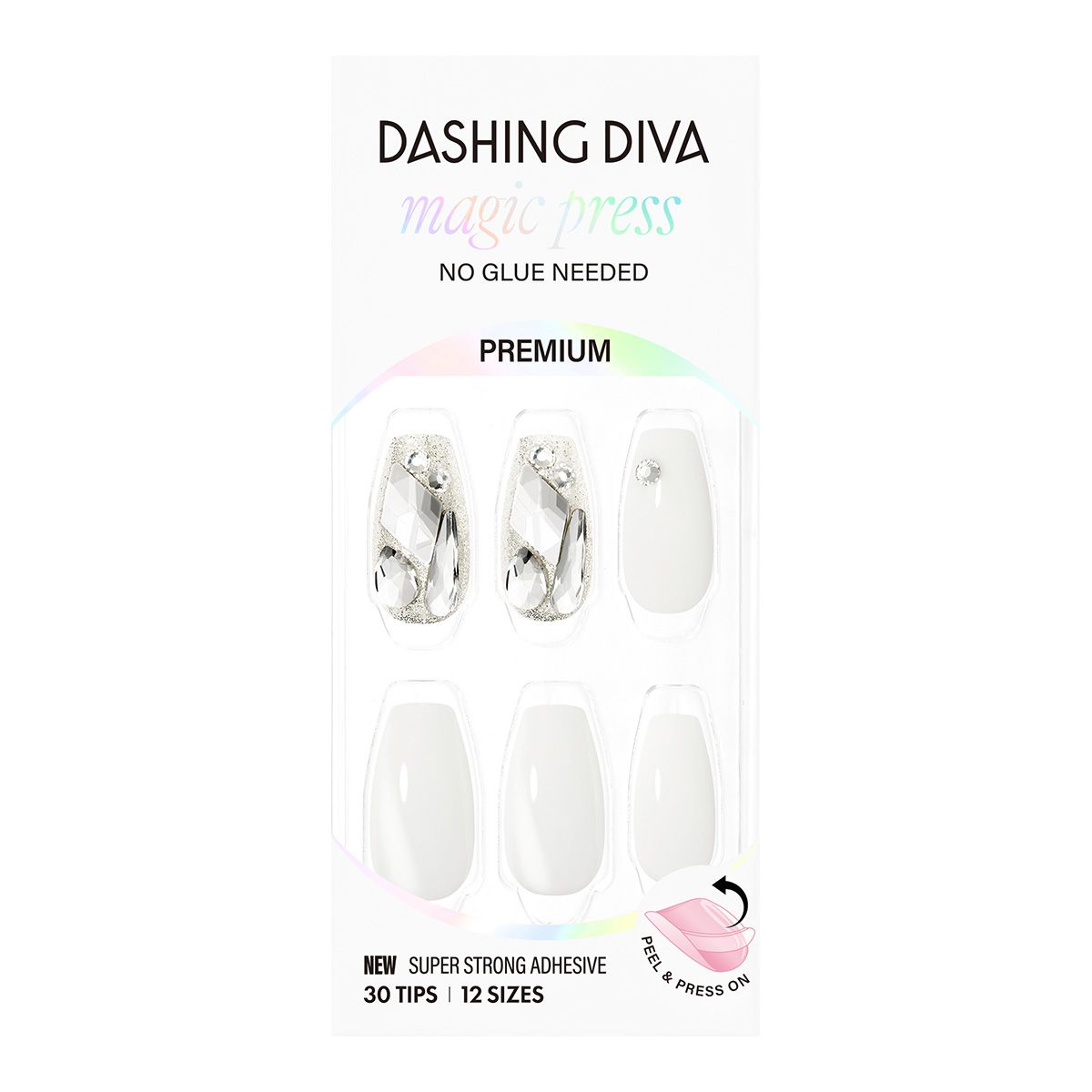 데싱디바(DASINGDIVA) 매직프레스 키오네 (코핀) 네일팁