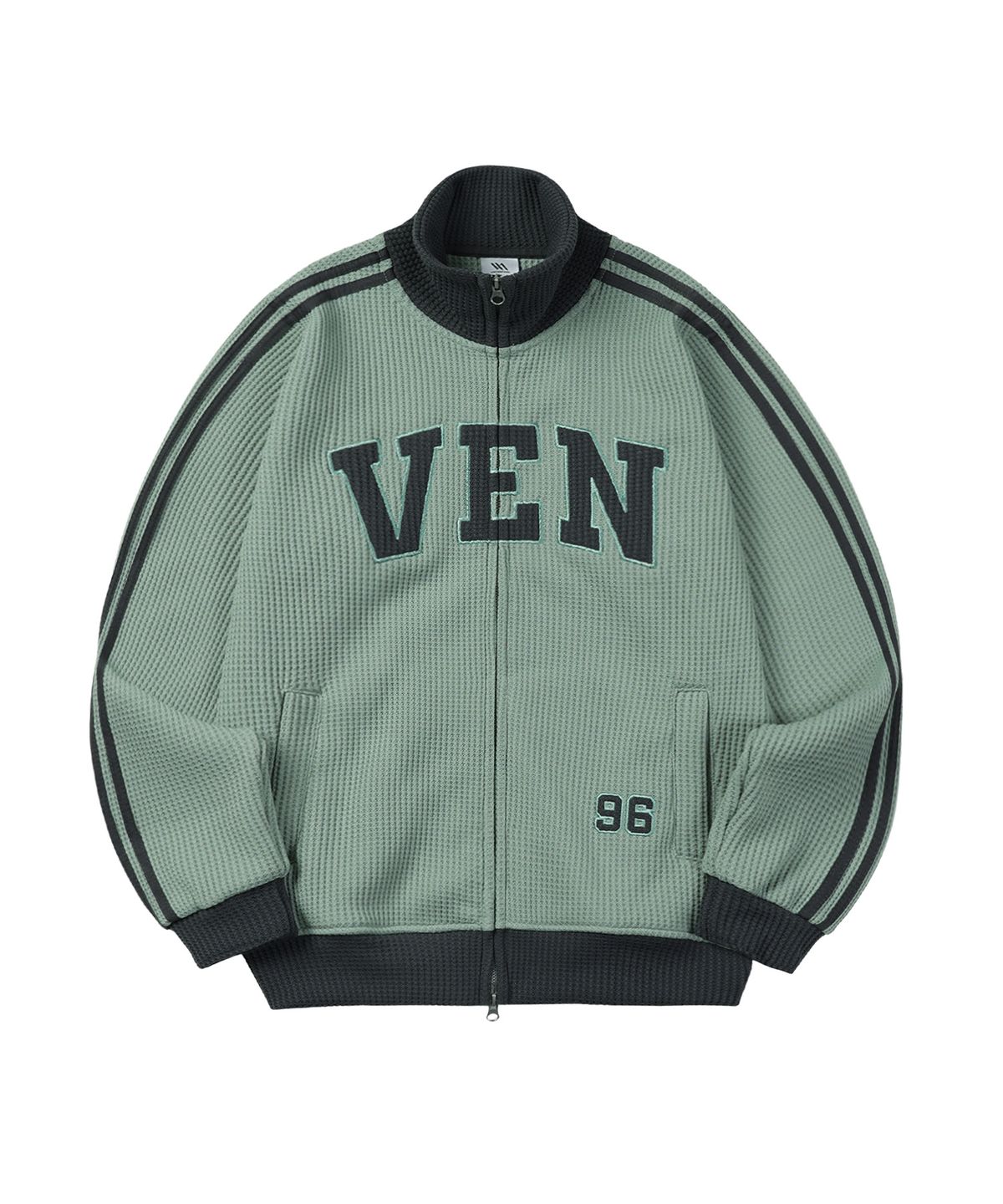 벤힛(VENHIT) VEN 96 와플 배색 트랙탑_민트