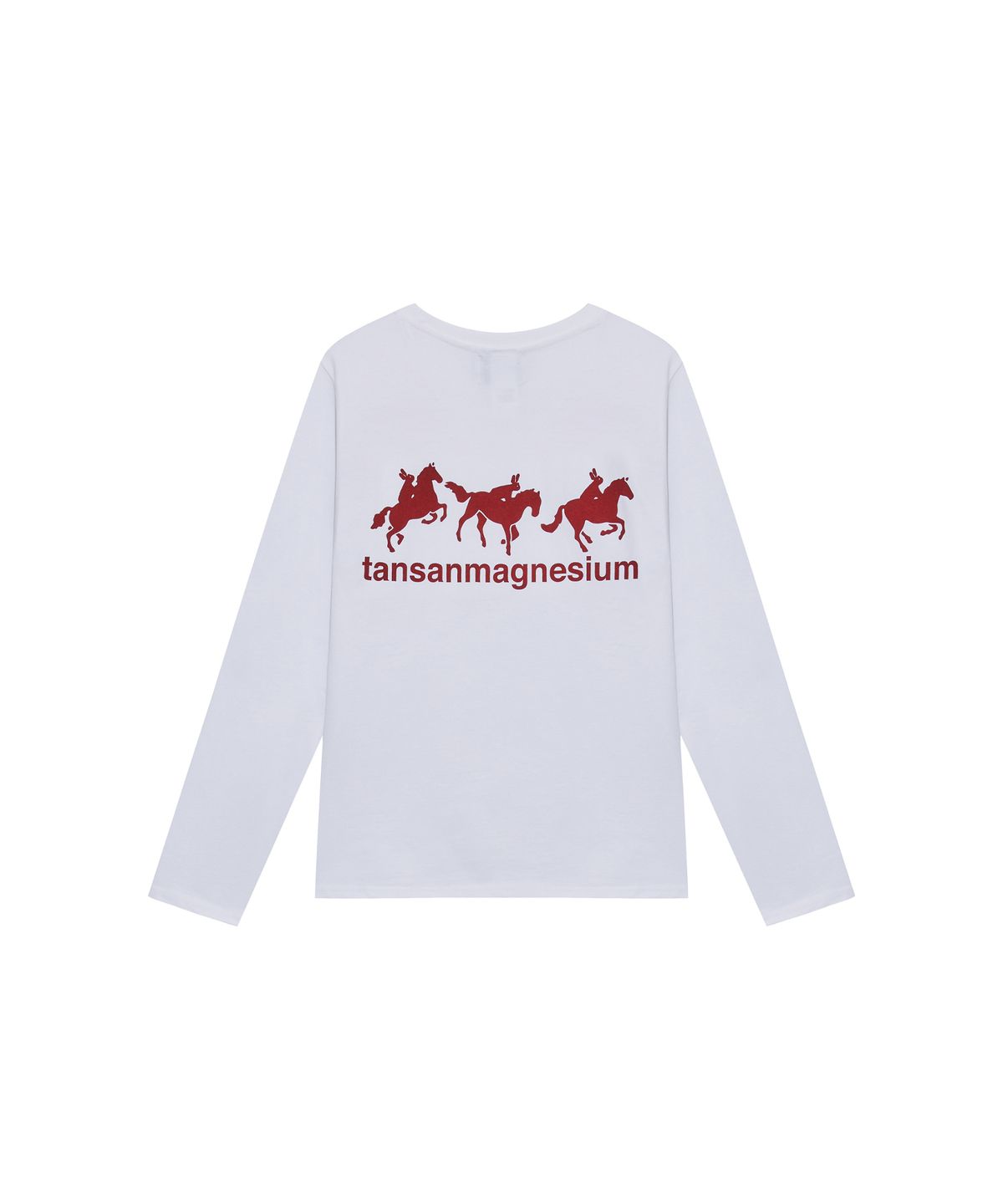 탄산마그네슘(TANSANMAGNESIUM) 홀스 래빗 롱슬리브 (화이트)
