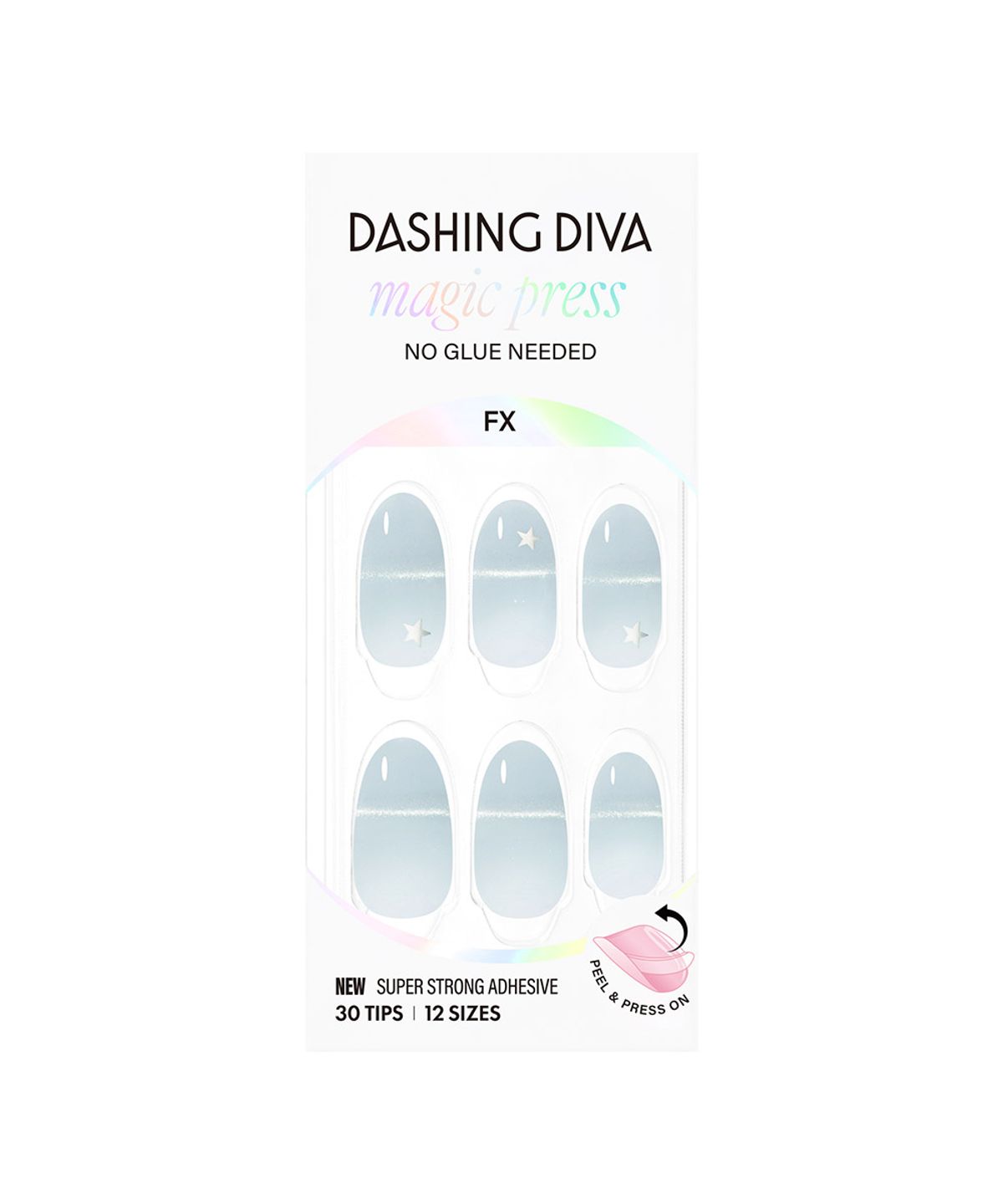 데싱디바(DASINGDIVA) 매직프레스 클라우드 레이 (아몬드) 네일팁