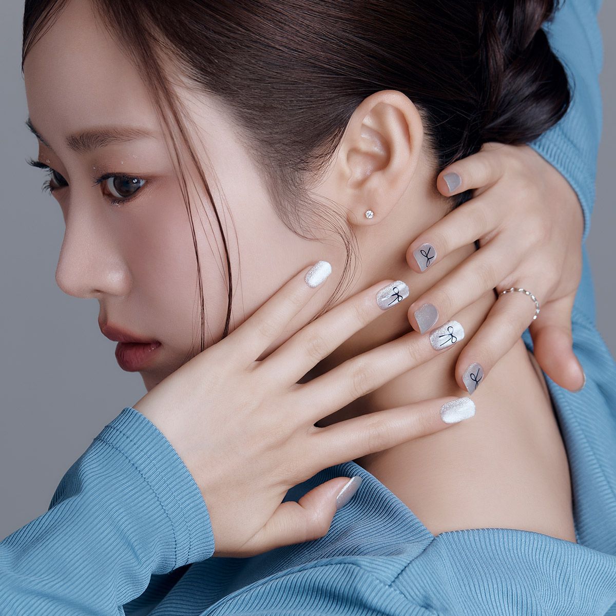 데싱디바(DASINGDIVA) 데싱디바 매직프레스 리본코어 (레귤러 라운드) 네일팁