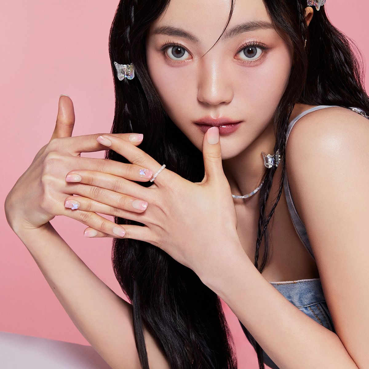 데싱디바(DASINGDIVA) 데싱디바 매직프레스 드리밍 가든 (레귤러 라운드) 네일팁