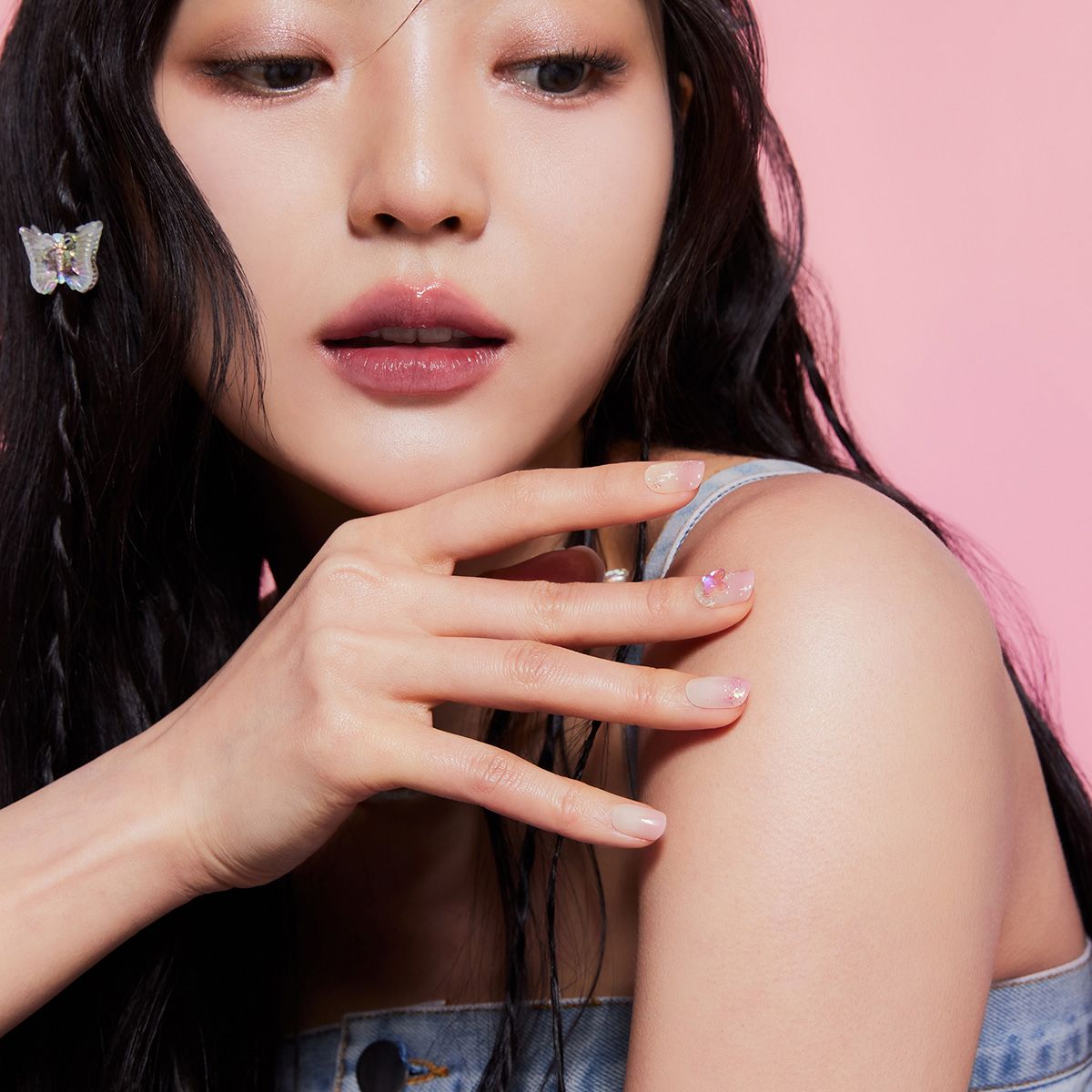 데싱디바(DASINGDIVA) 데싱디바 매직프레스 드리밍 가든 (레귤러 라운드) 네일팁