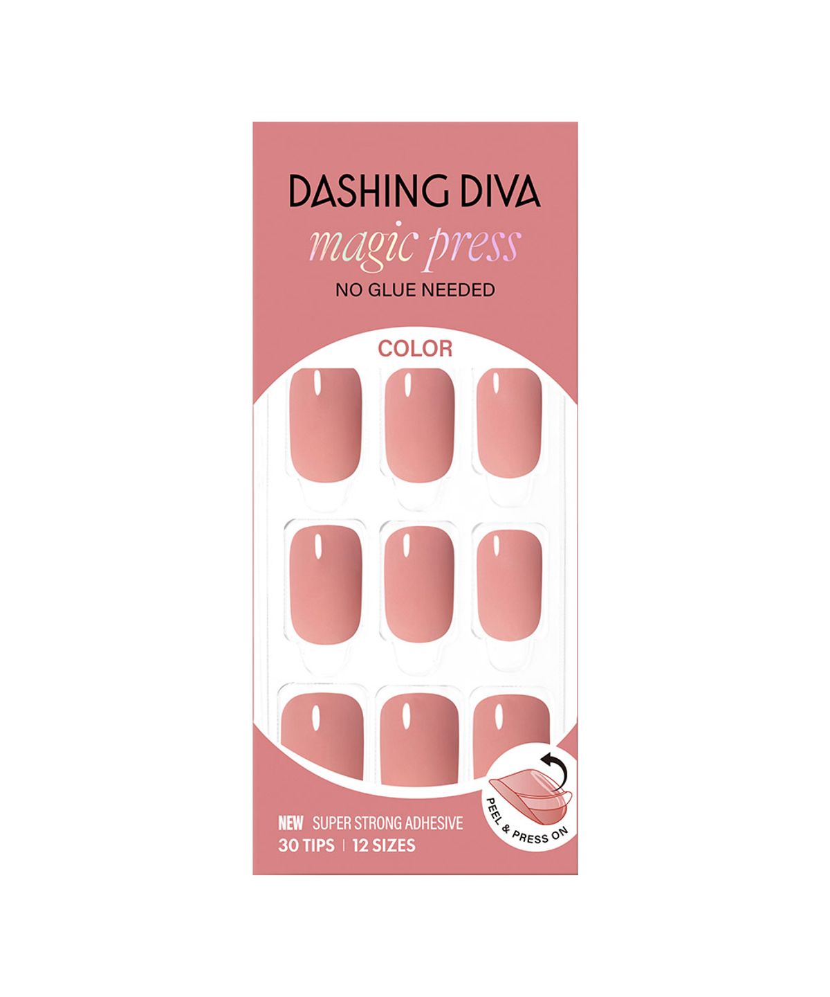 데싱디바(DASINGDIVA) 데싱디바 매직프레스 드라이 로즈 (레귤러 라운드) 네일팁