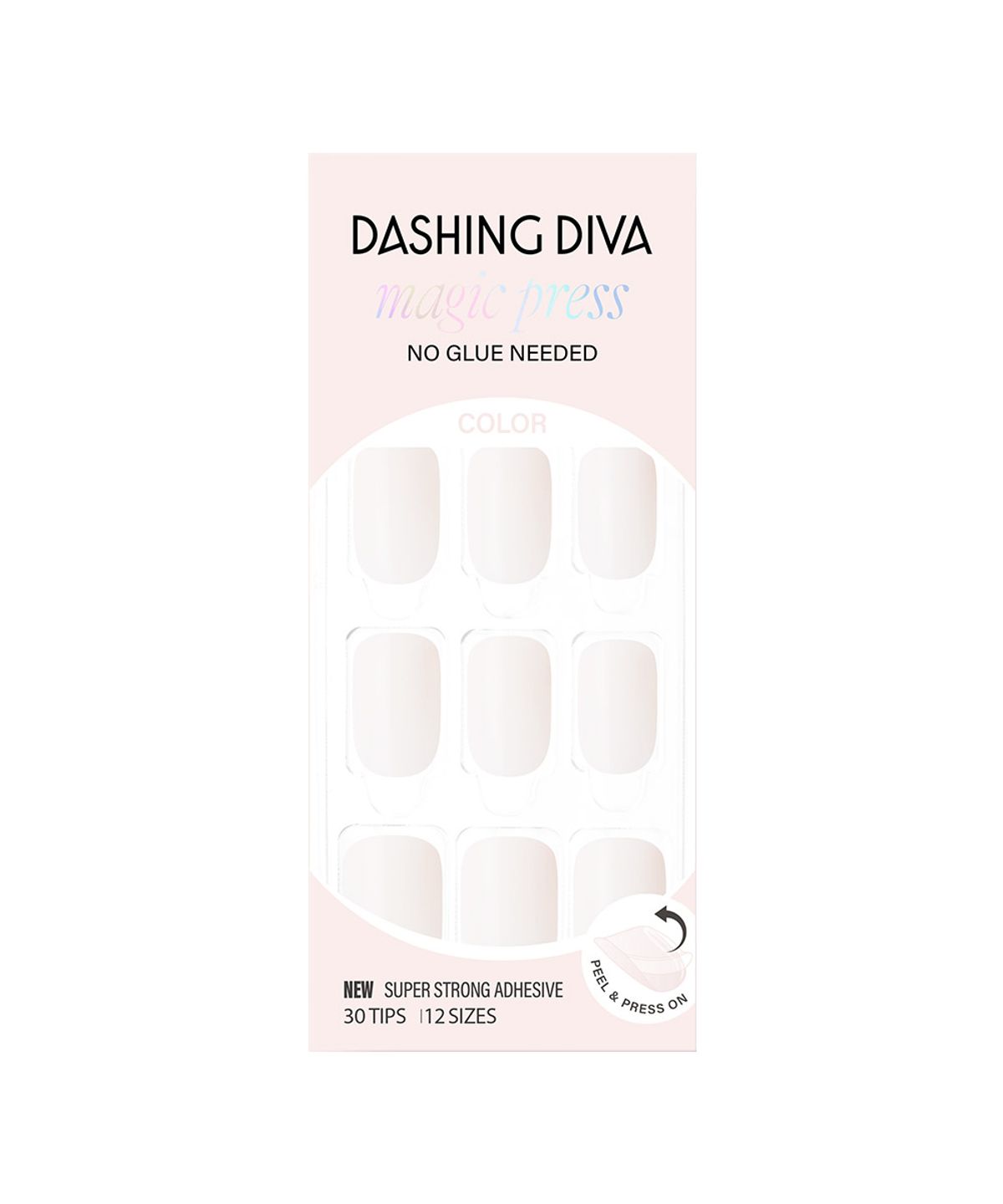 데싱디바(DASINGDIVA) 데싱디바 매직프레스 마시멜로우 (레귤러 라운드) 네일팁