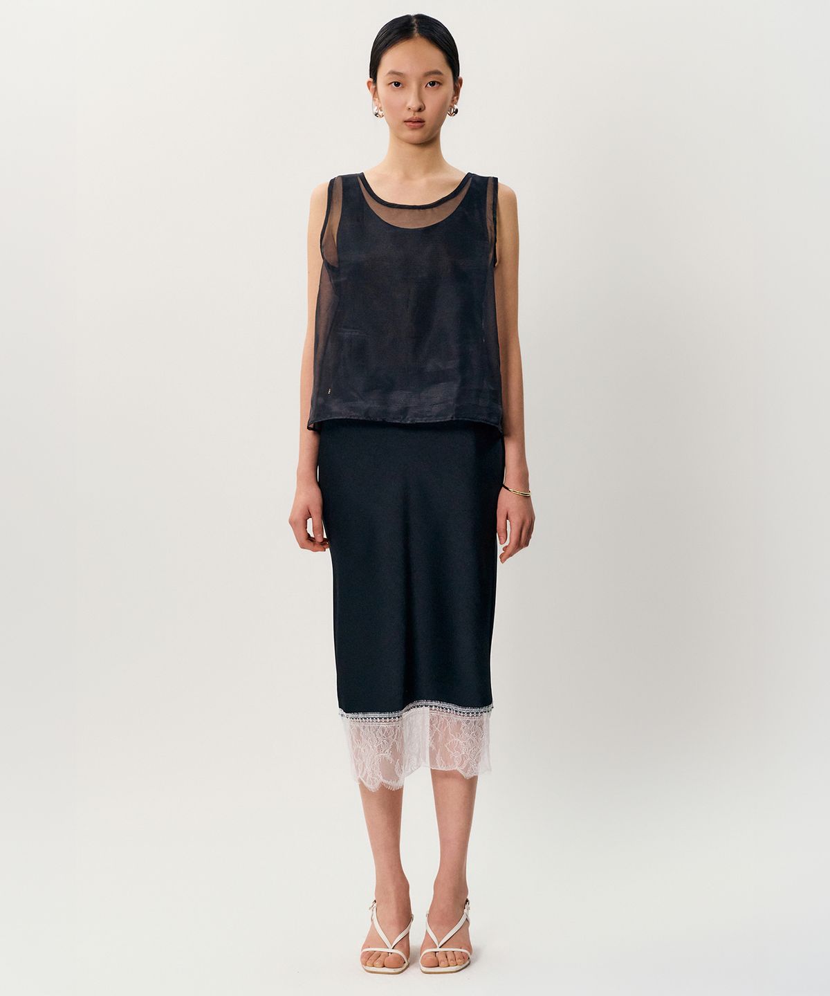 메이버유(MAYVERU) Teti lace skrit _ Black