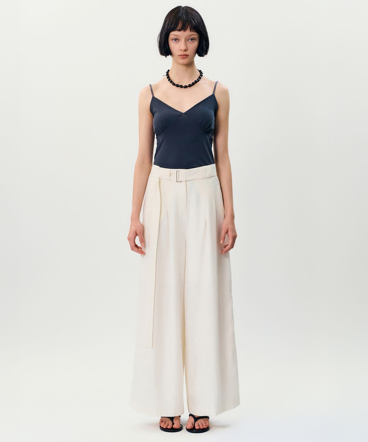 메이버유(MAYVERU) say sleeveless t-shirt _ Charcoal