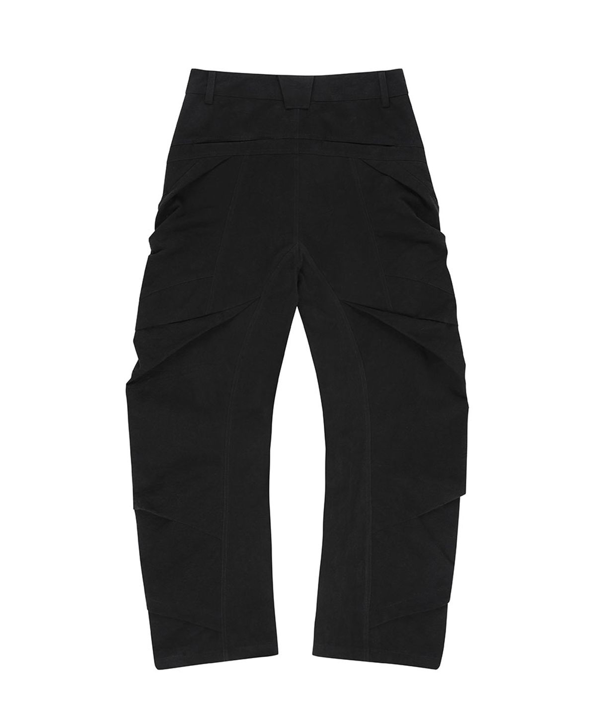 디프런티스(DIFFERENTIS) Curved Drape Pants (BK)