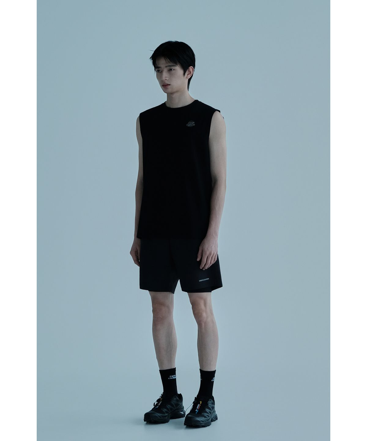 얼스캄에라(EARTH CALM ERA) 소프트 에센셜 슬리브리스_블랙