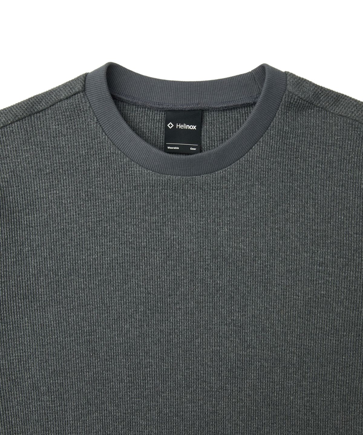 헬리녹스 웨어(HELINOX WEAR) 코튼 와플 티셔츠_Charcoal Gray