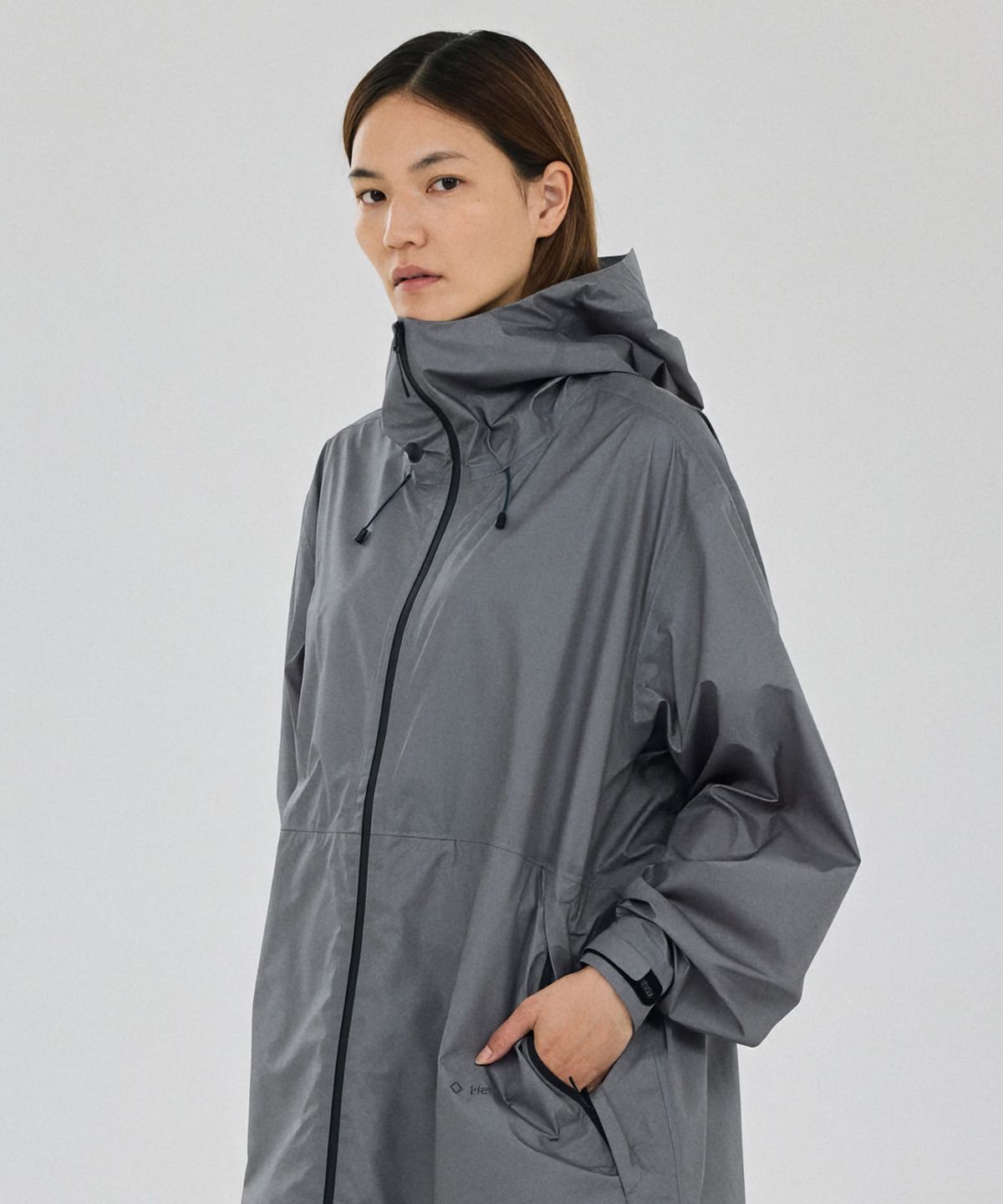 헬리녹스 웨어(HELINOX WEAR) 패커블 경량 레인코트_Dark Gray