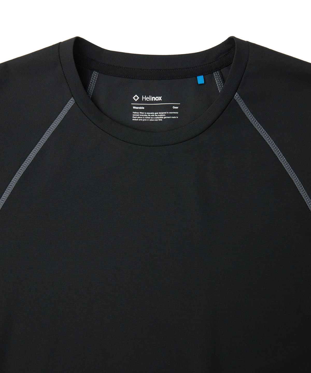 헬리녹스 웨어(HELINOX WEAR) 이클립스 베이스레이어 반팔티셔츠_Black