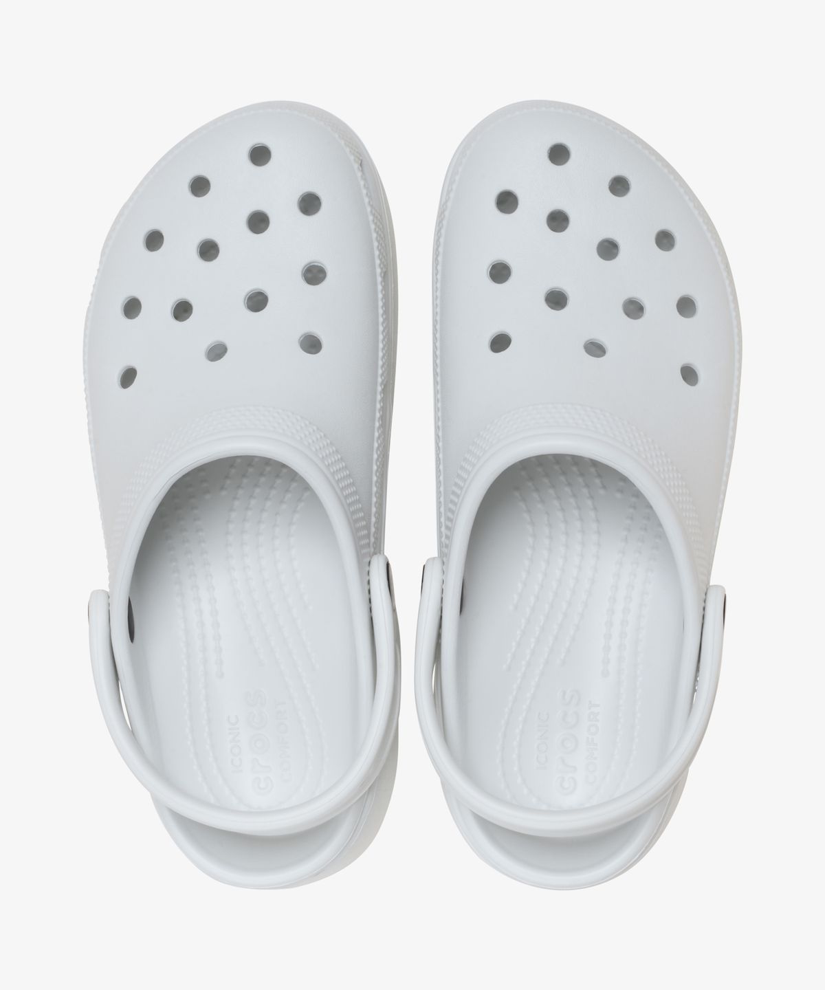 크록스(CROCS) 클래식 플랫폼 클로그 우먼 - 문라이트 / 206750-1NK