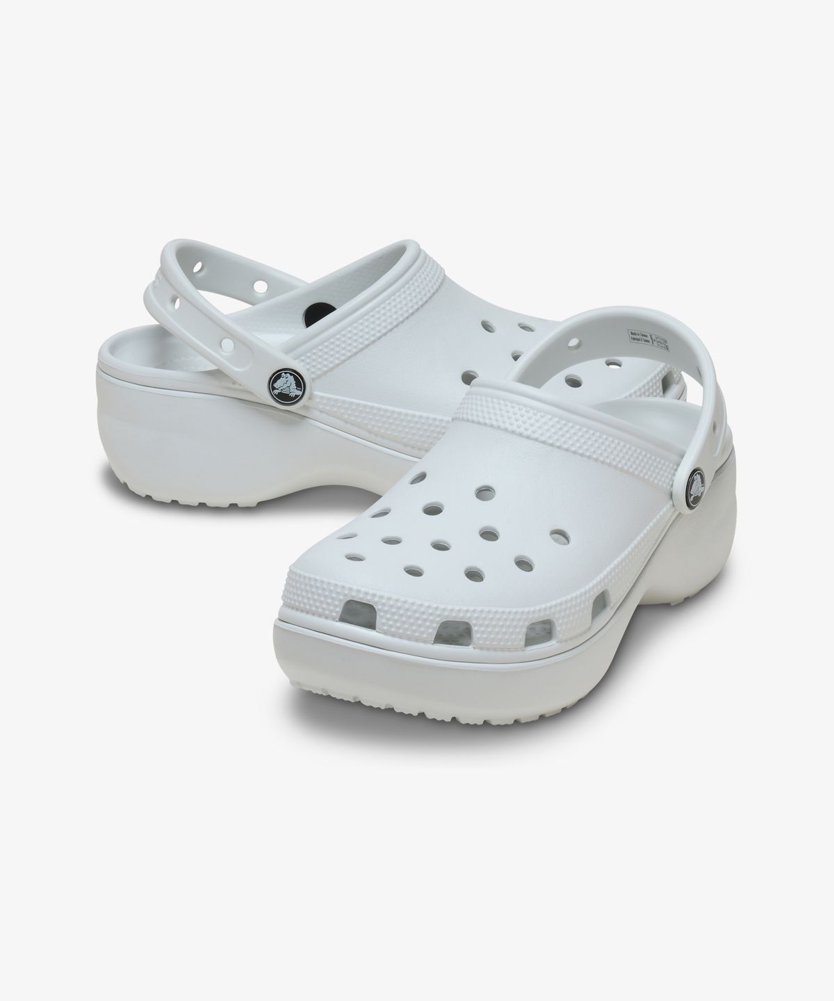 크록스(CROCS) 클래식 플랫폼 클로그 우먼 - 문라이트 / 206750-1NK