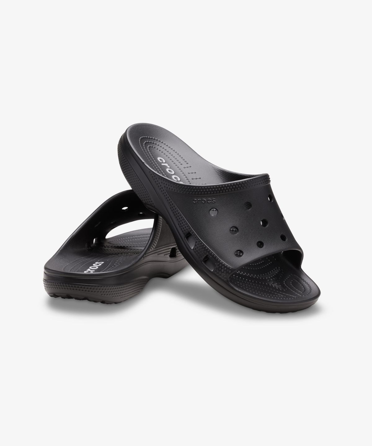 크록스(CROCS) 새터데이 슬라이드 맨 - 블랙 / 213298-001