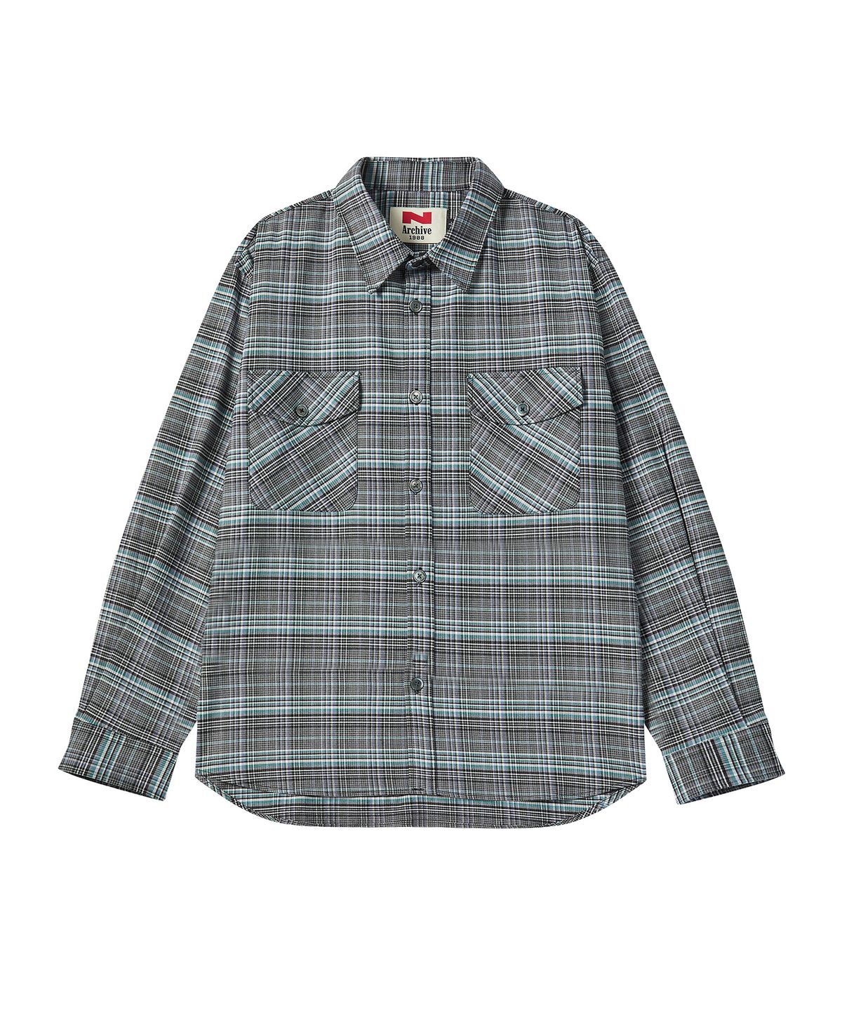 비욘드클로젯(BEYOND CLOSET) [COLLECTION LINE] 터키쉬 페브릭 체크 셔츠 멀티