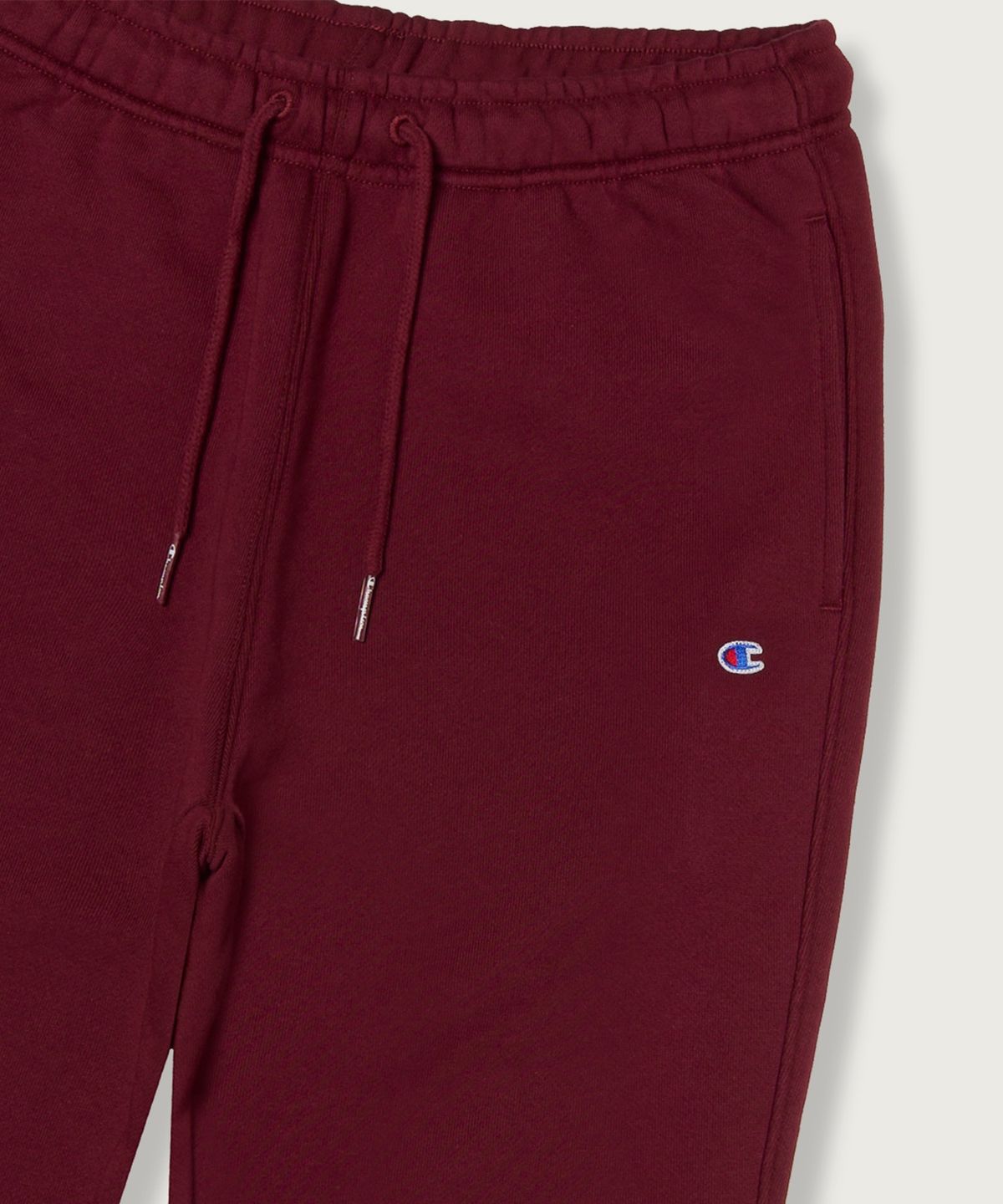 챔피온(CHAMPION) 여성 레귤러핏 부츠컷 스웨트 팬츠 Burgundy