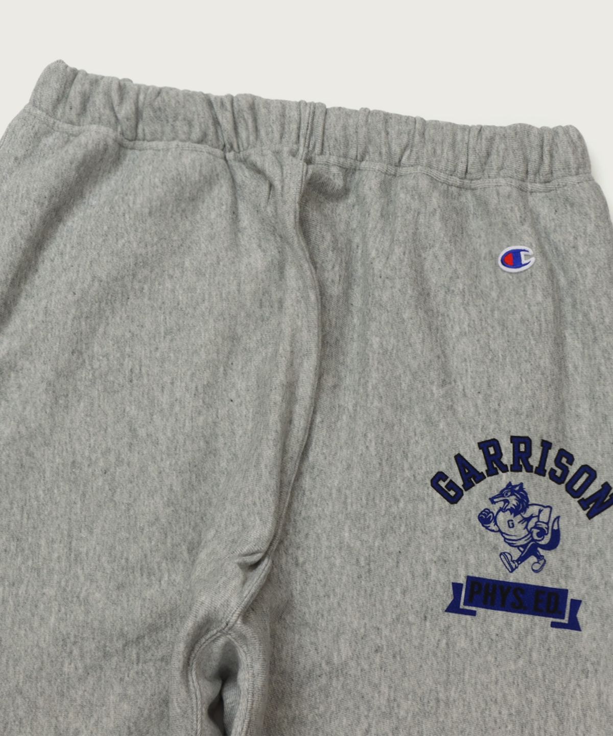 챔피온(CHAMPION) 리버스위브 레귤러핏 그래픽 스웨트팬츠 Oxford Grey