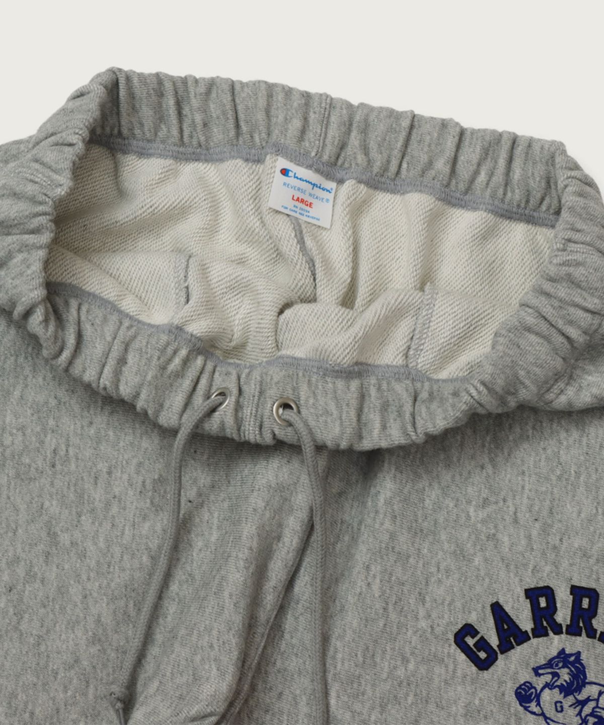 챔피온(CHAMPION) 리버스위브 레귤러핏 그래픽 스웨트팬츠 Oxford Grey